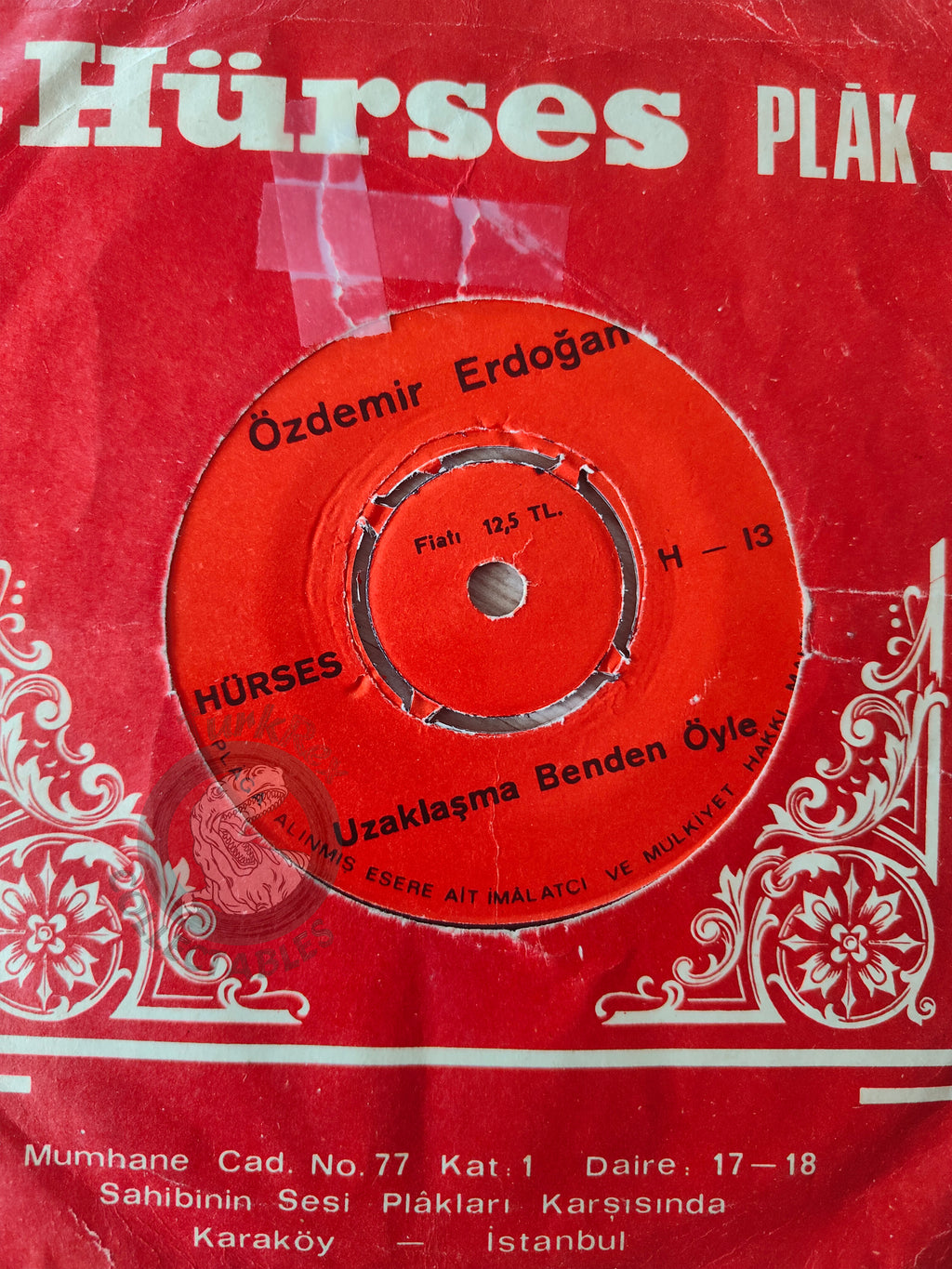 Özdemir Erdoğan – Duyduk Duymadık Demeyin 7" Turkish Pressing Vinyl Turkey Edition