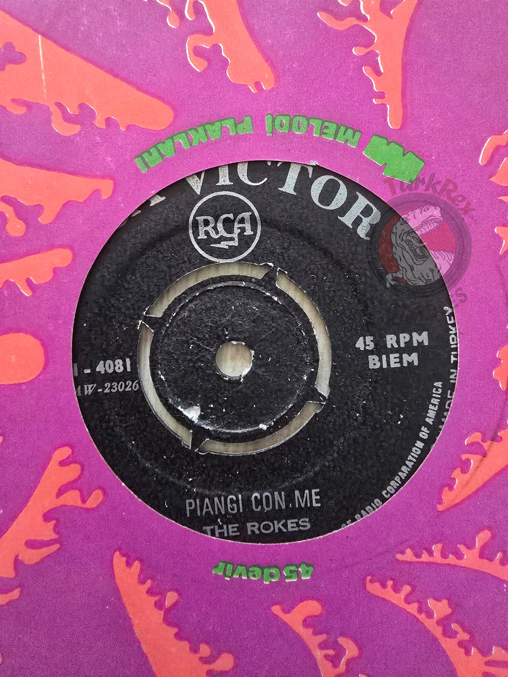 The Rokes – Che Colpa Abbiamo Noi 7" Turkish Pressing Vinyl Turkey Edition