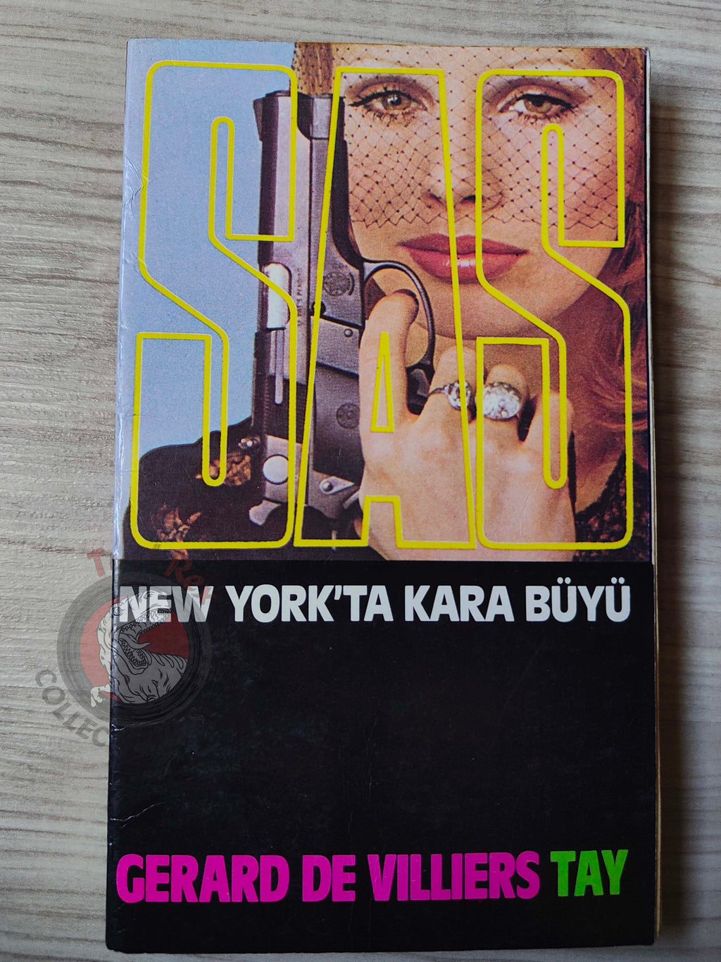 Gerard de Villiers – SAS Magie Noire à New York 1986 Turkish Book Turkey