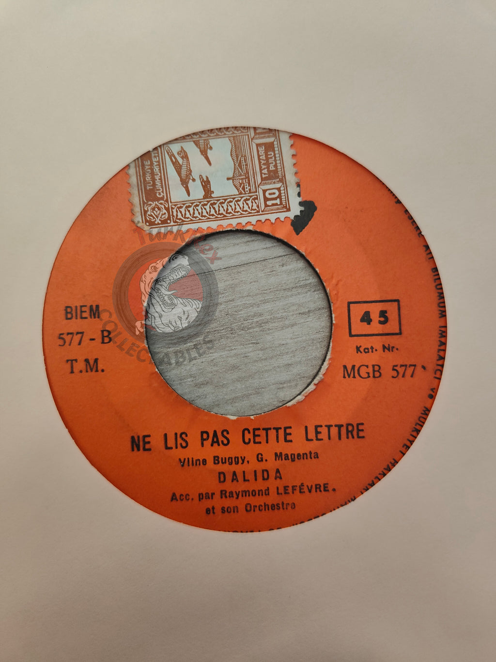 Dalida – Chaque Instant De Chaque Jour 7" Turkish Pressing Vinyl Turkey Edition