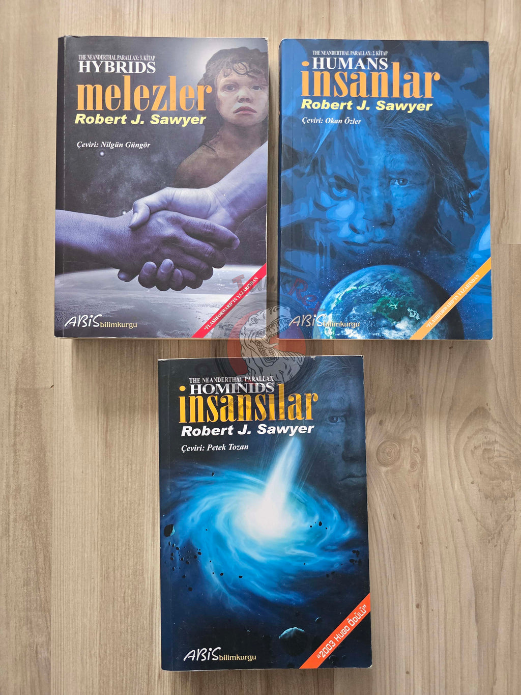 Robert J. Sawyer – The Neanderthal Parallax 2003 1st Turkish Book Turkey