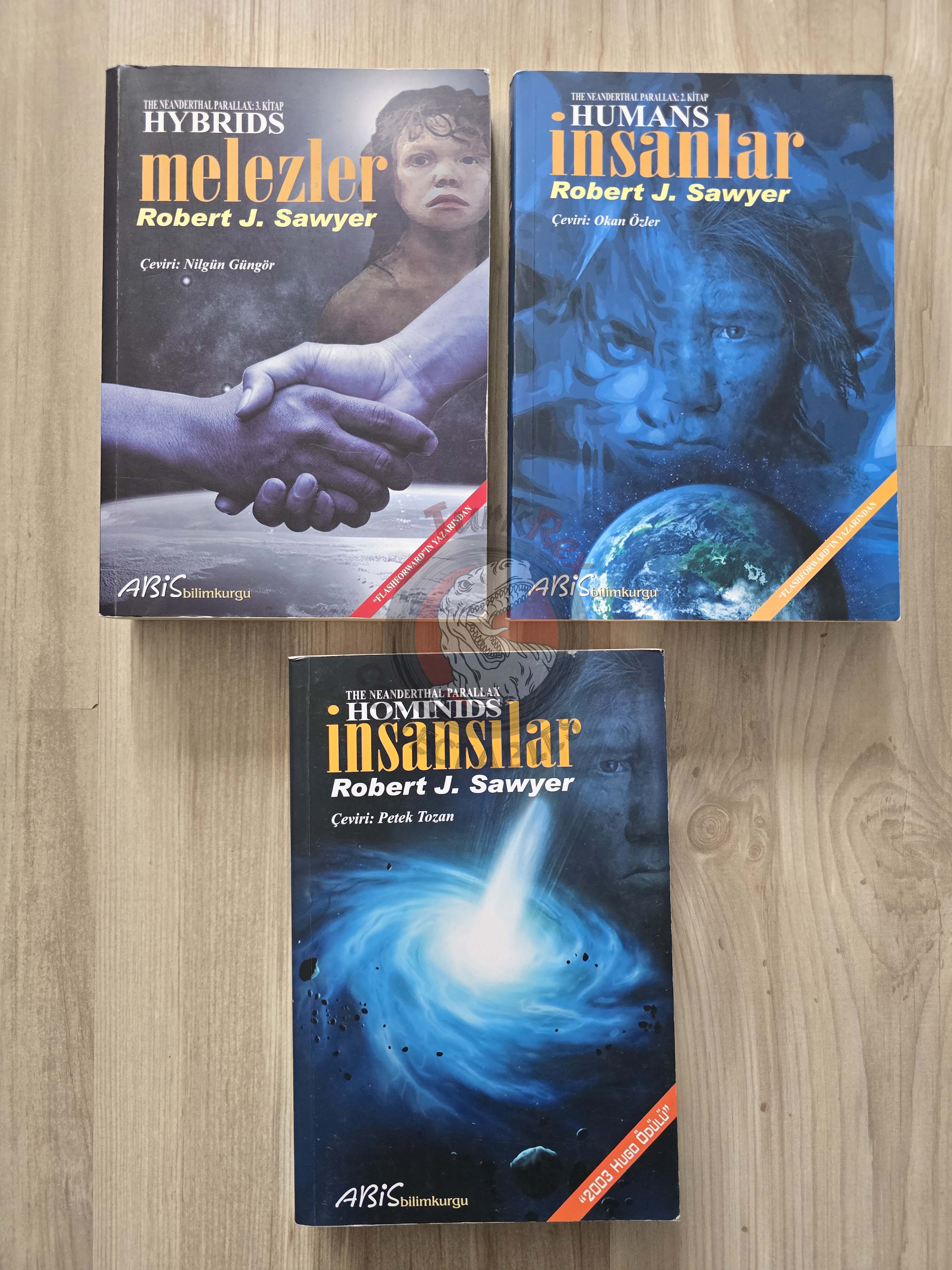 Robert J. Sawyer – The Neanderthal Parallax 2003 1st Turkish Book Turkey