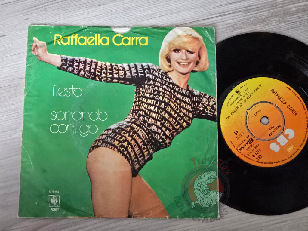 Raffaella Carra – Fiesta 7" Turkish Pressing Vinyl Turkey Edition