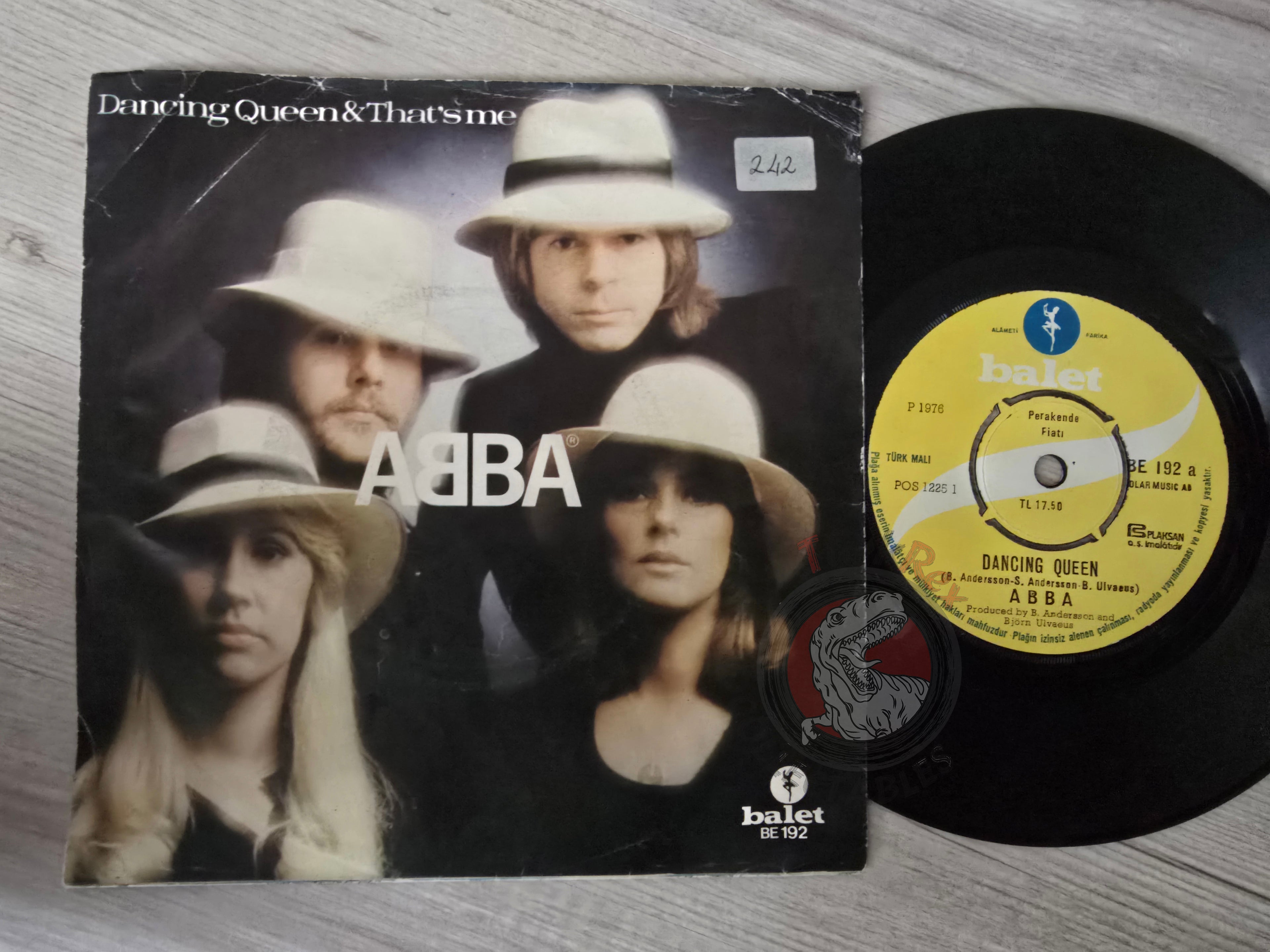 ABBA – Dancing Queen 7" Turkish Pressing Vinyl Turkey Edition