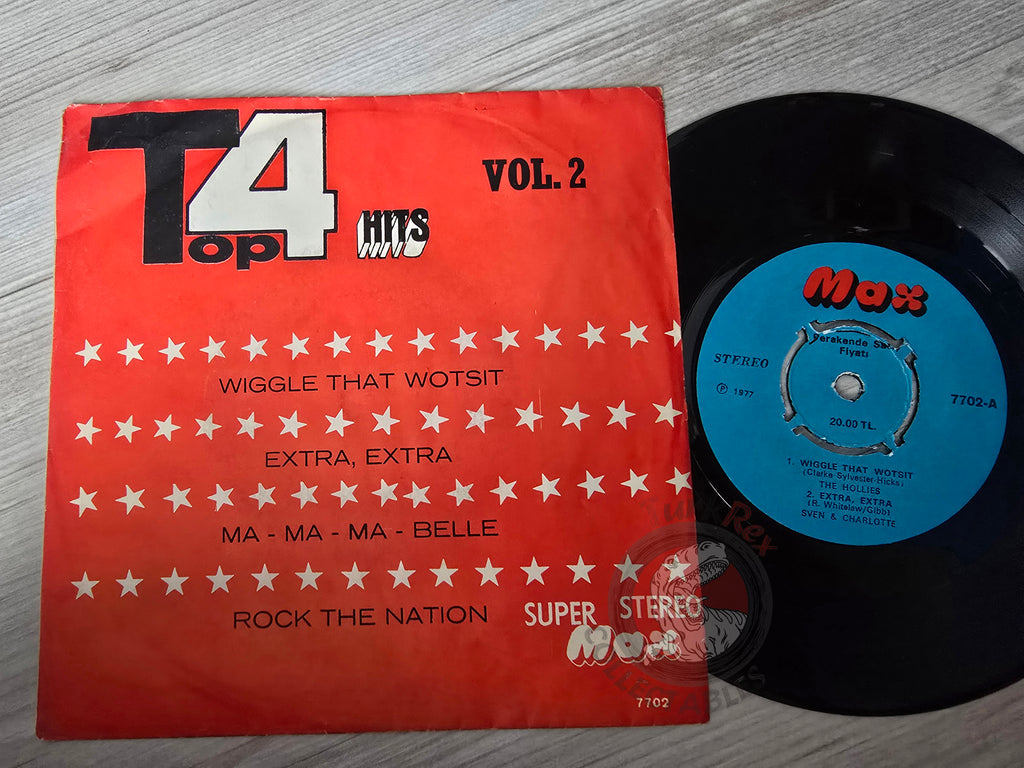 Various – Top 4 Hits Vol. 2 - The Hollies - Montrose 7" Turkish Pressing Vinyl Turkey Edition