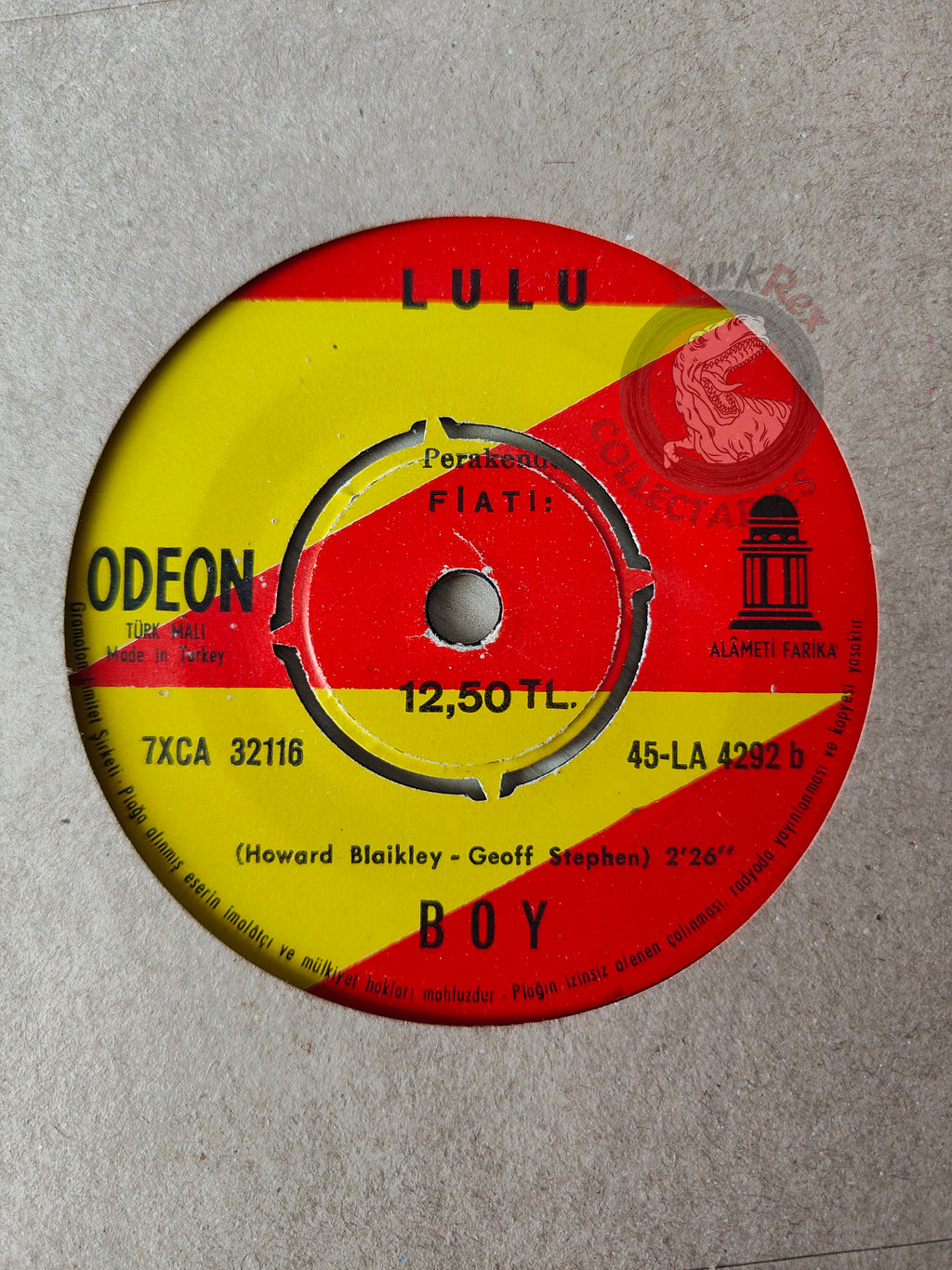 Lulu – Me, The Peaceful Heart 7" Turkish Pressing Vinyl Turkey Edition