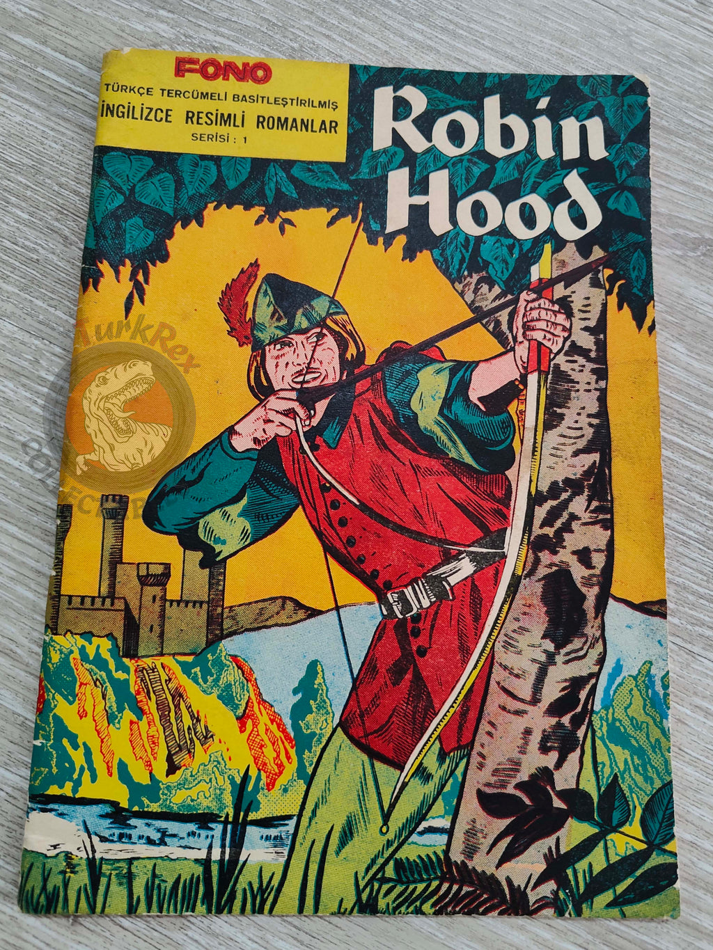 Robin Hood 1960s Turkish Comic Turkey Classics Illustrated