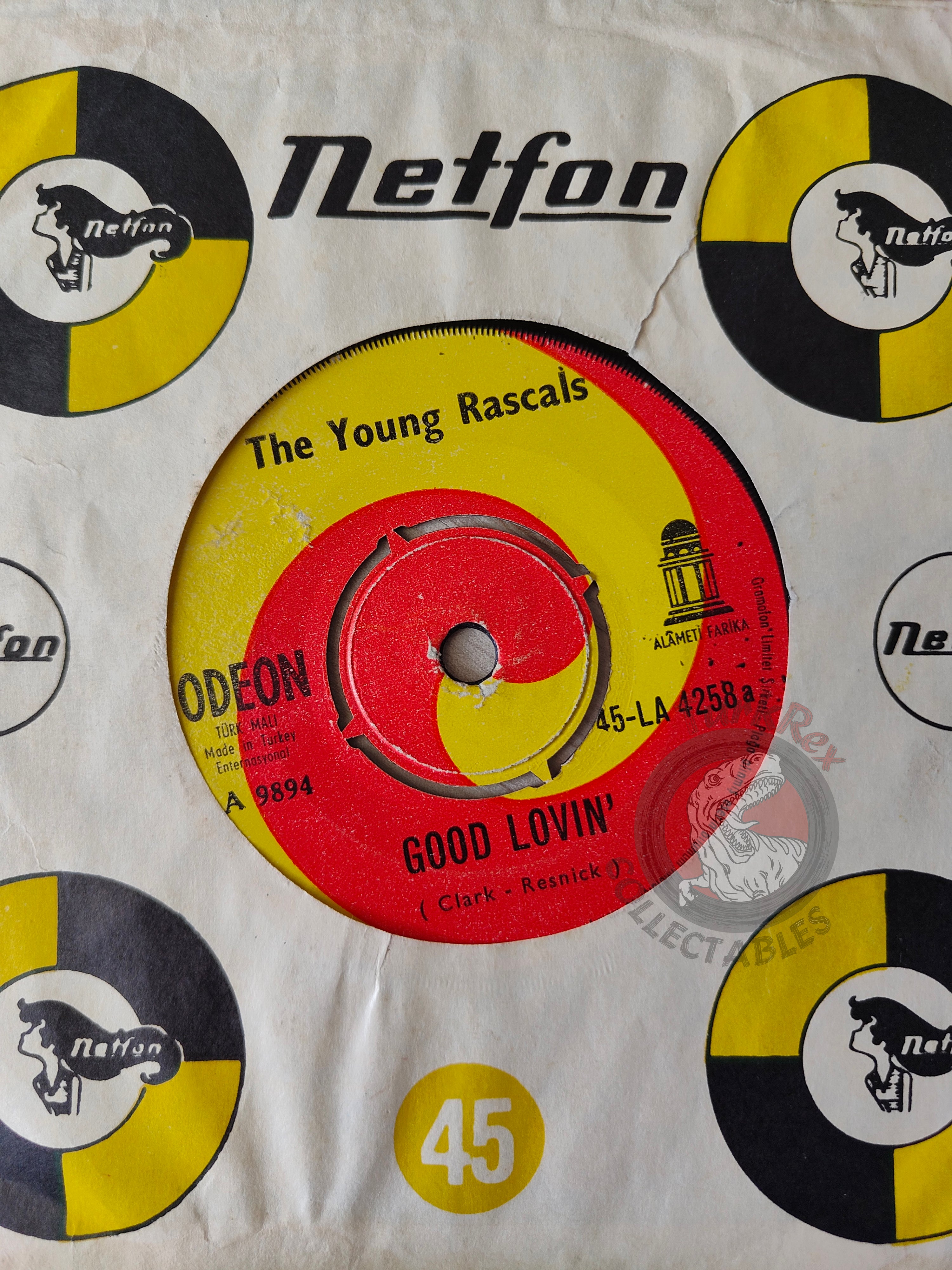 The Young Rascals – Good Lovin' 7" Turkish Pressing Vinyl Turkey Edition