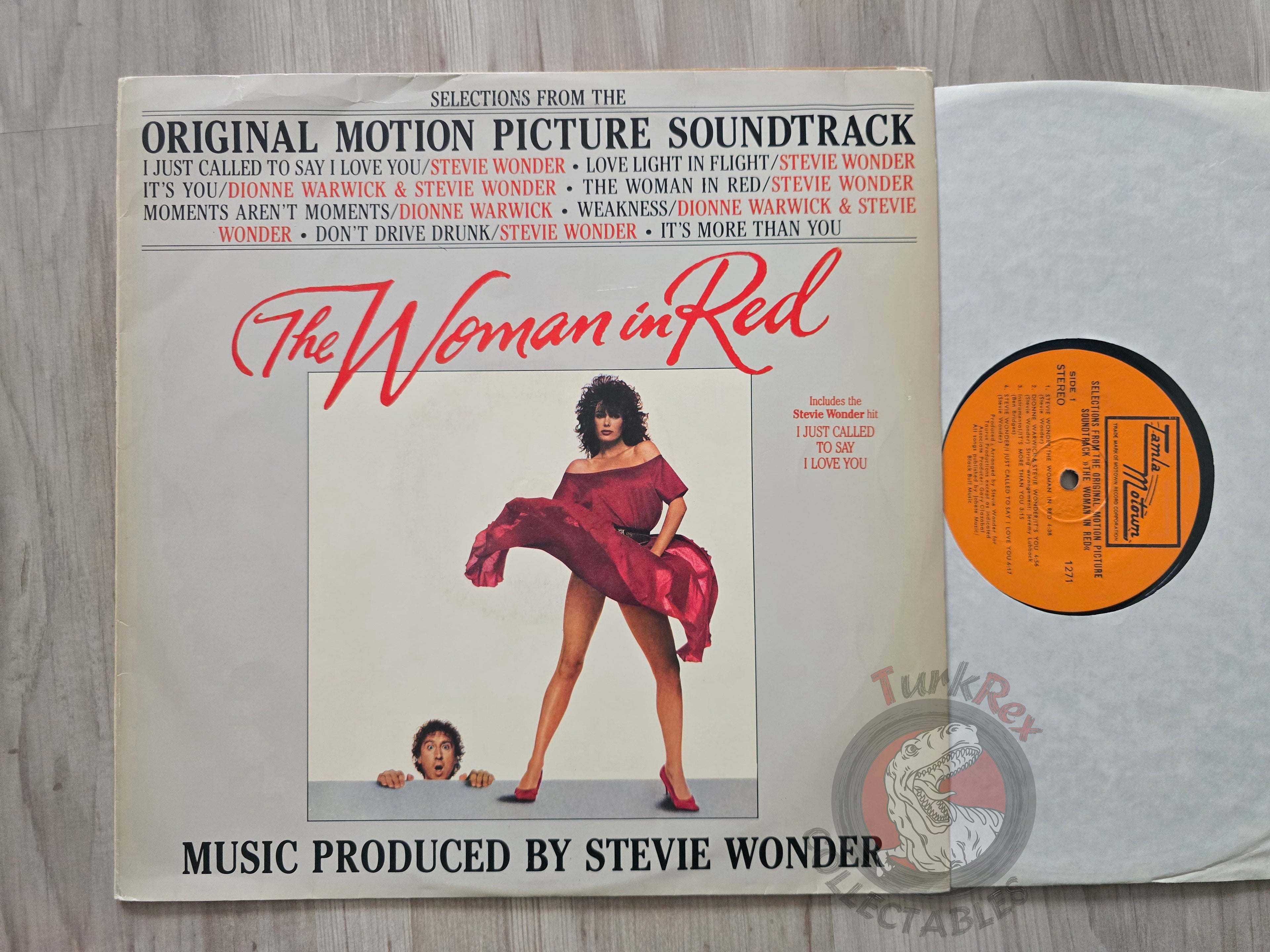 The Woman In Red OST – Stevie Wonder Turkish Pressing Vinyl Turkey Edition