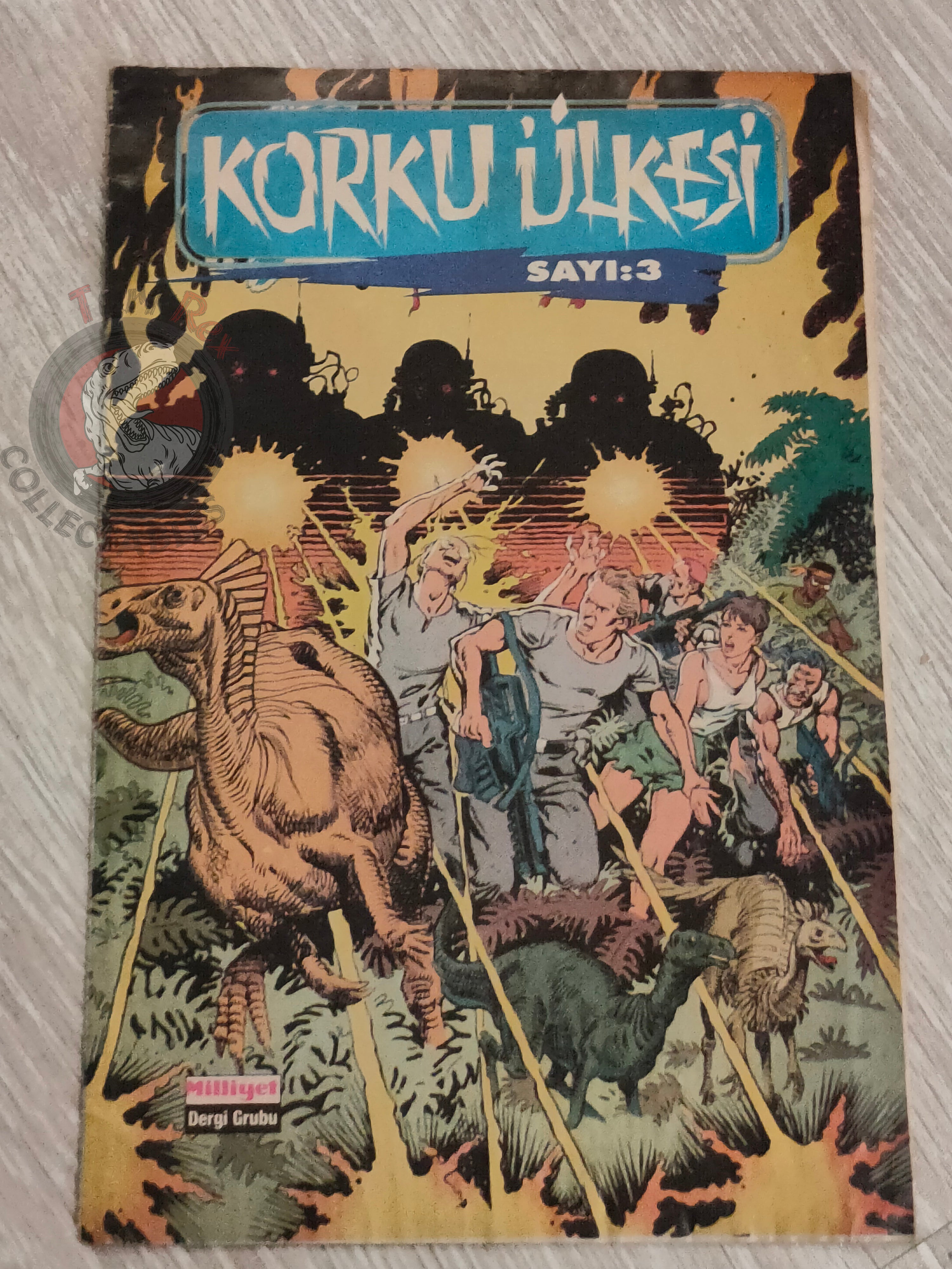 Dreadlands #3 1990s Turkish Edition Comic Turkey Newspaper Giveaway
