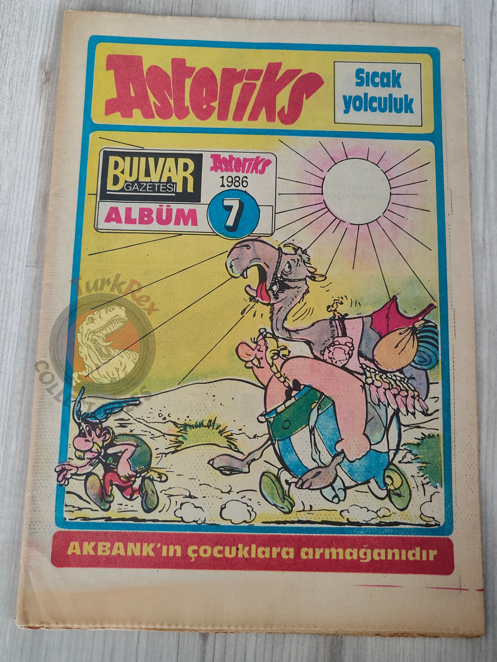 Asterix –  Asterix and the Black Gold 1986 Turkish Edition Comic Turkey