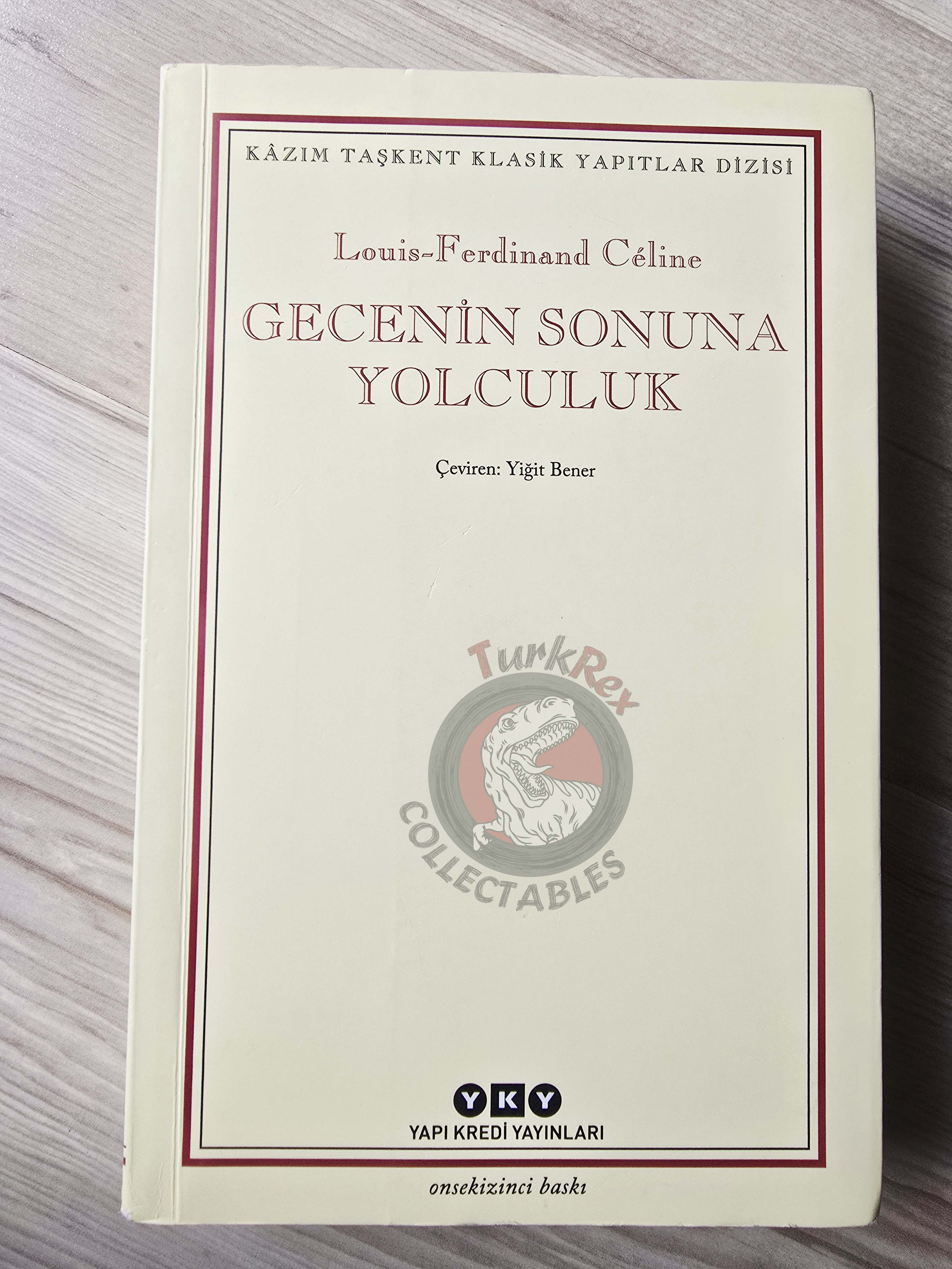Louis-Ferdinand Céline – Journey to the End of the Night 2017 Turkish Book Turkey
