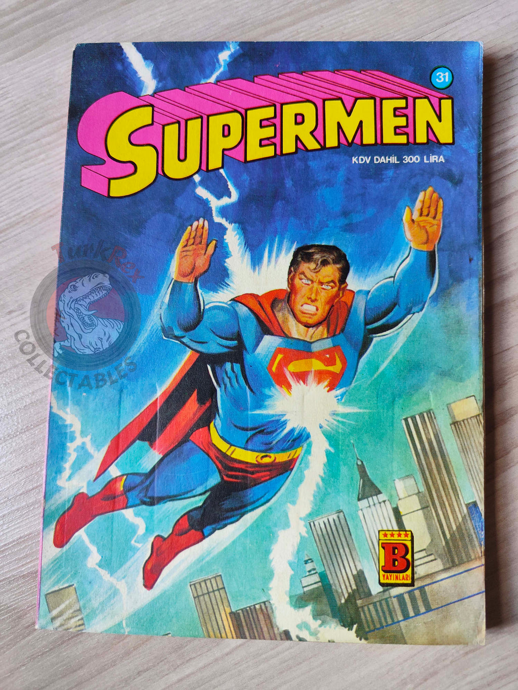 Superman #31 1984 Turkish Comic Turkey #399 Action Comics #517 #518 #519 #520 Aquaman