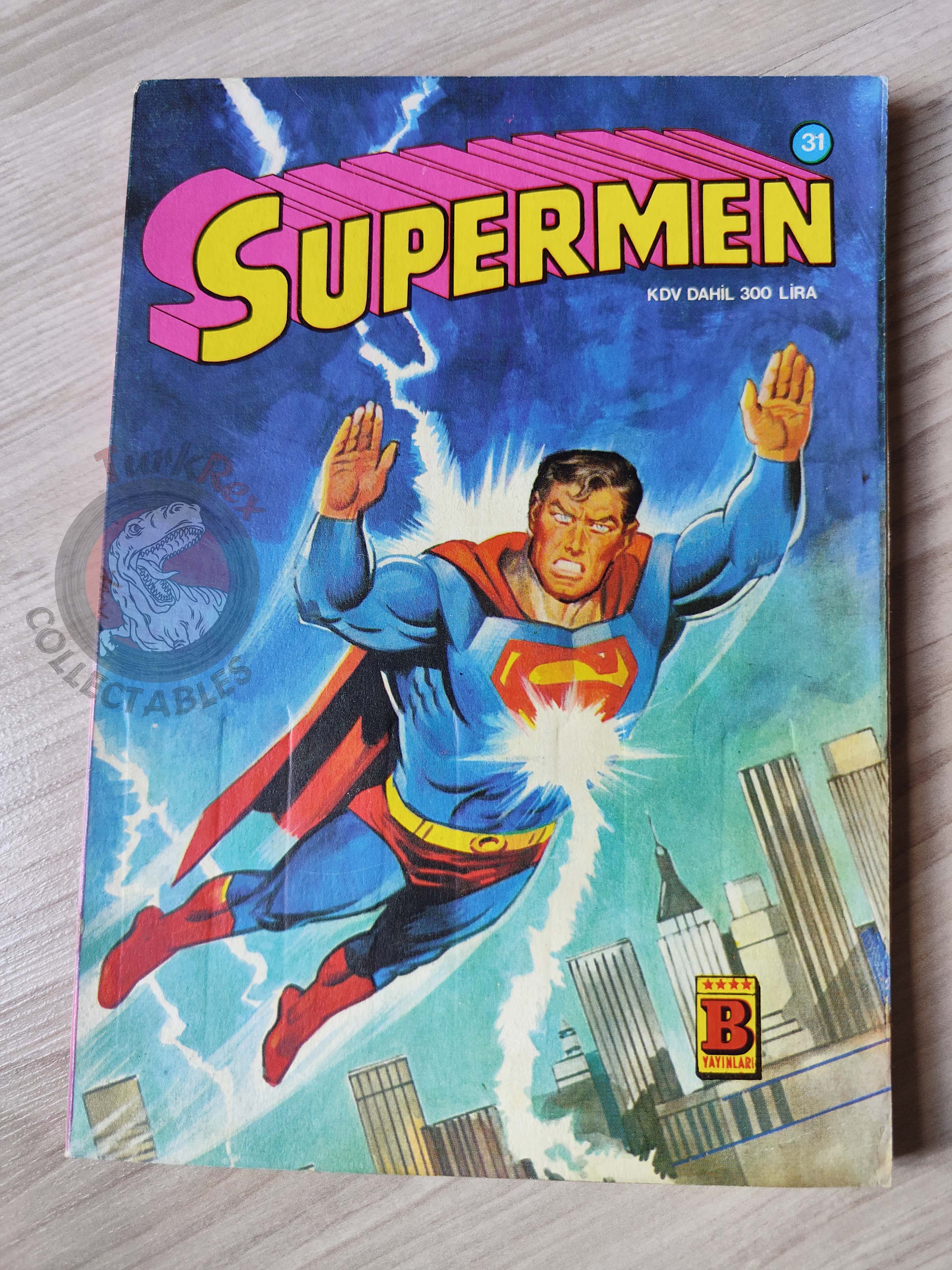 Superman #31 1984 Turkish Comic Turkey #399 Action Comics #517 #518 #519 #520 Aquaman