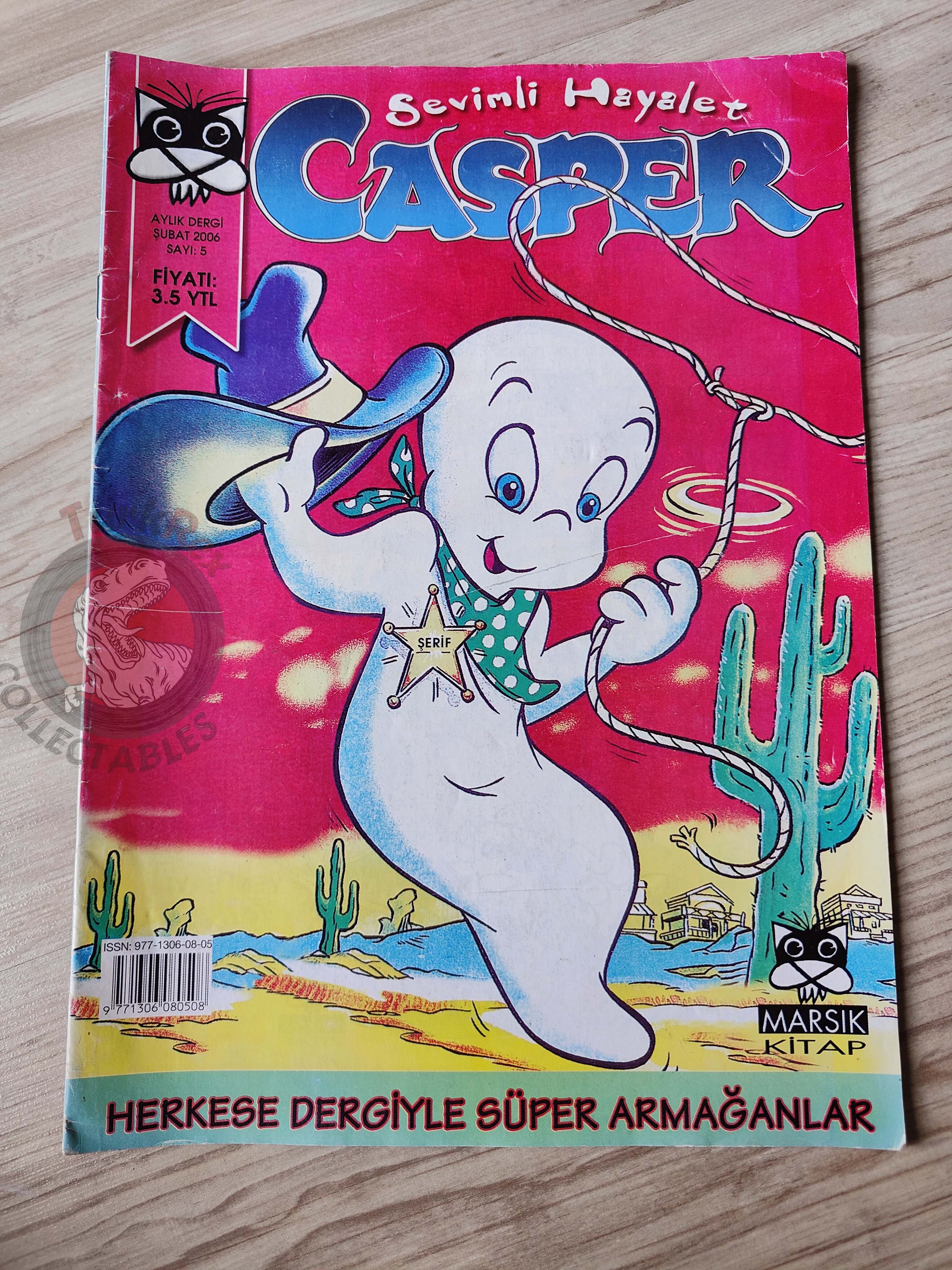 Casper the Friendly Ghost Magazine – Issue #5 2006 Turkish Comic Turkey