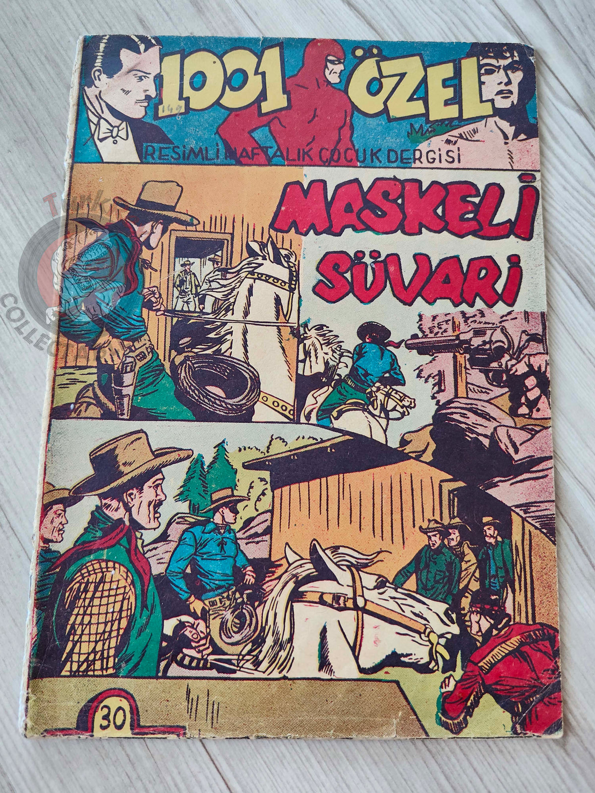 1001 Özel #149 1955 The Lone Ranger Turkish Comic Mag Turkey