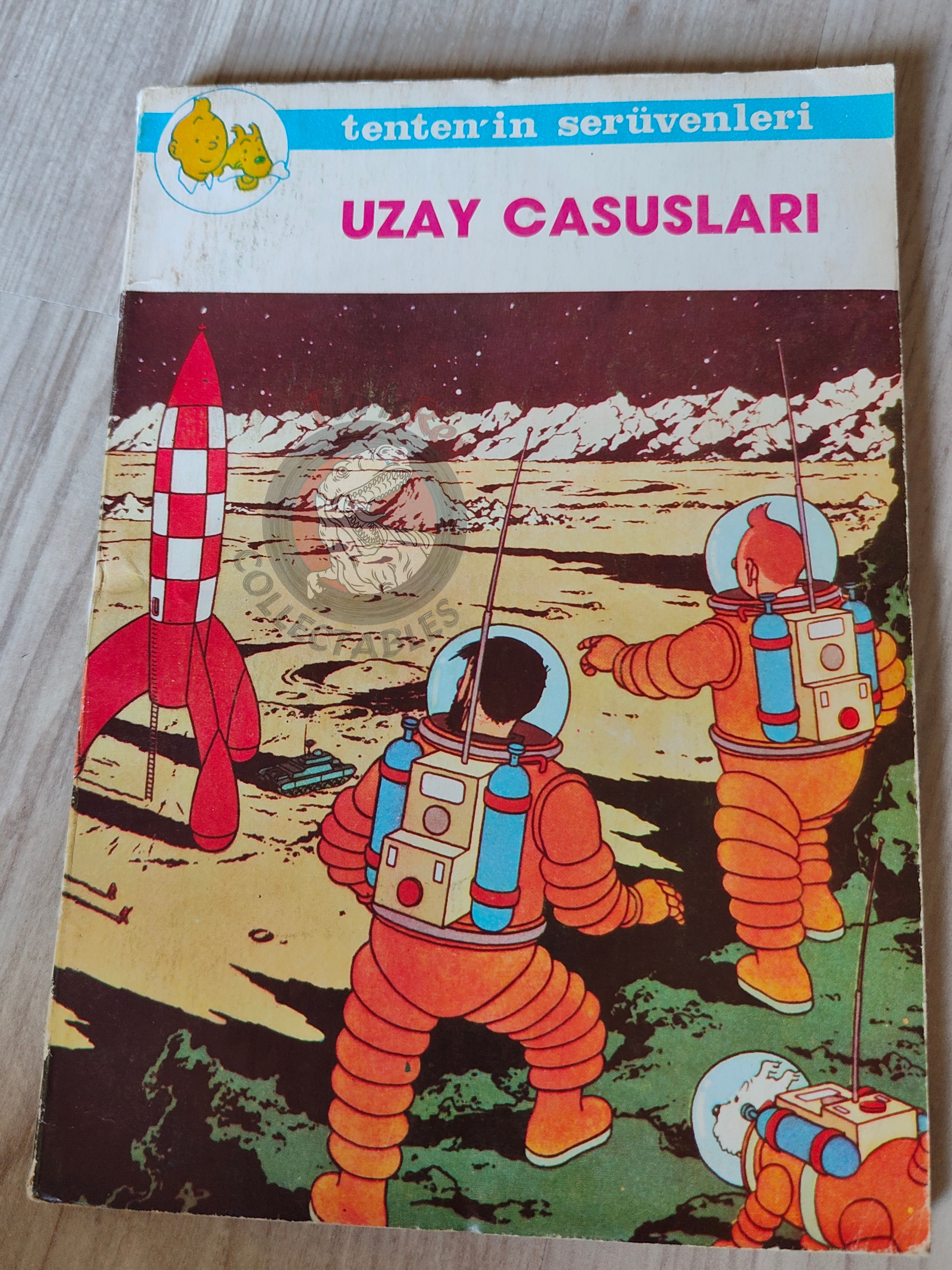 Tintin – Explorers on the Moon mid 1980s Turkish Edition Comic Turkey 1