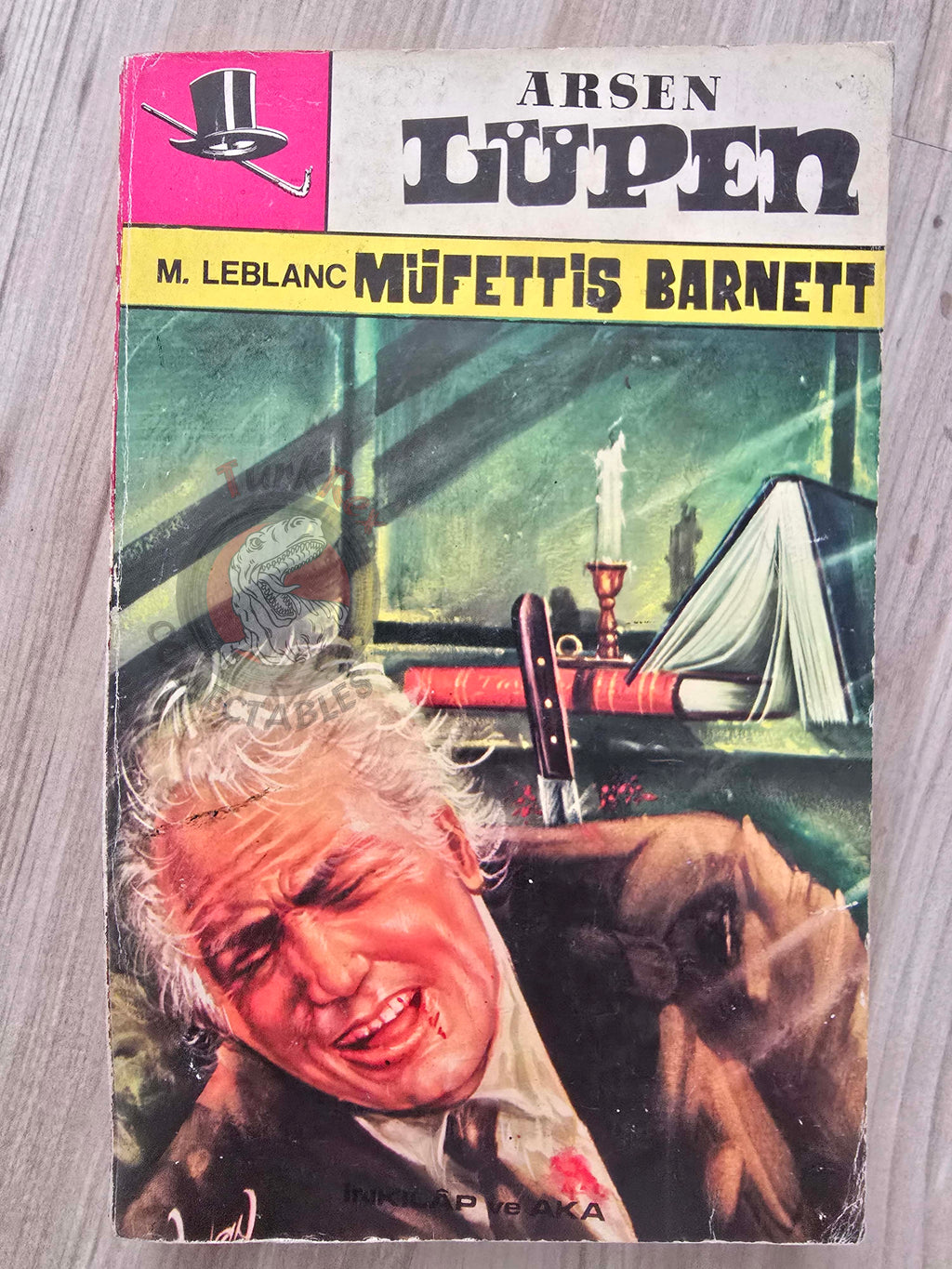 Arsène Lupin - L'Agence Barnett et Cie 1973 Turkish Book Turkey Maurice Leblanc