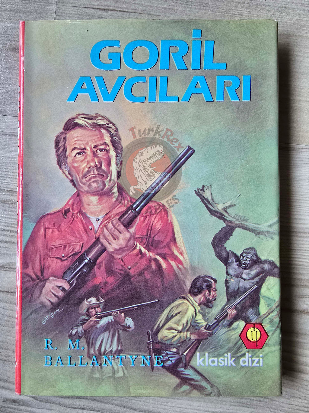 R. M. Ballantyne – Gorilla Hunters 1991 HC/DJ  Turkish Book Turkey Illustrated