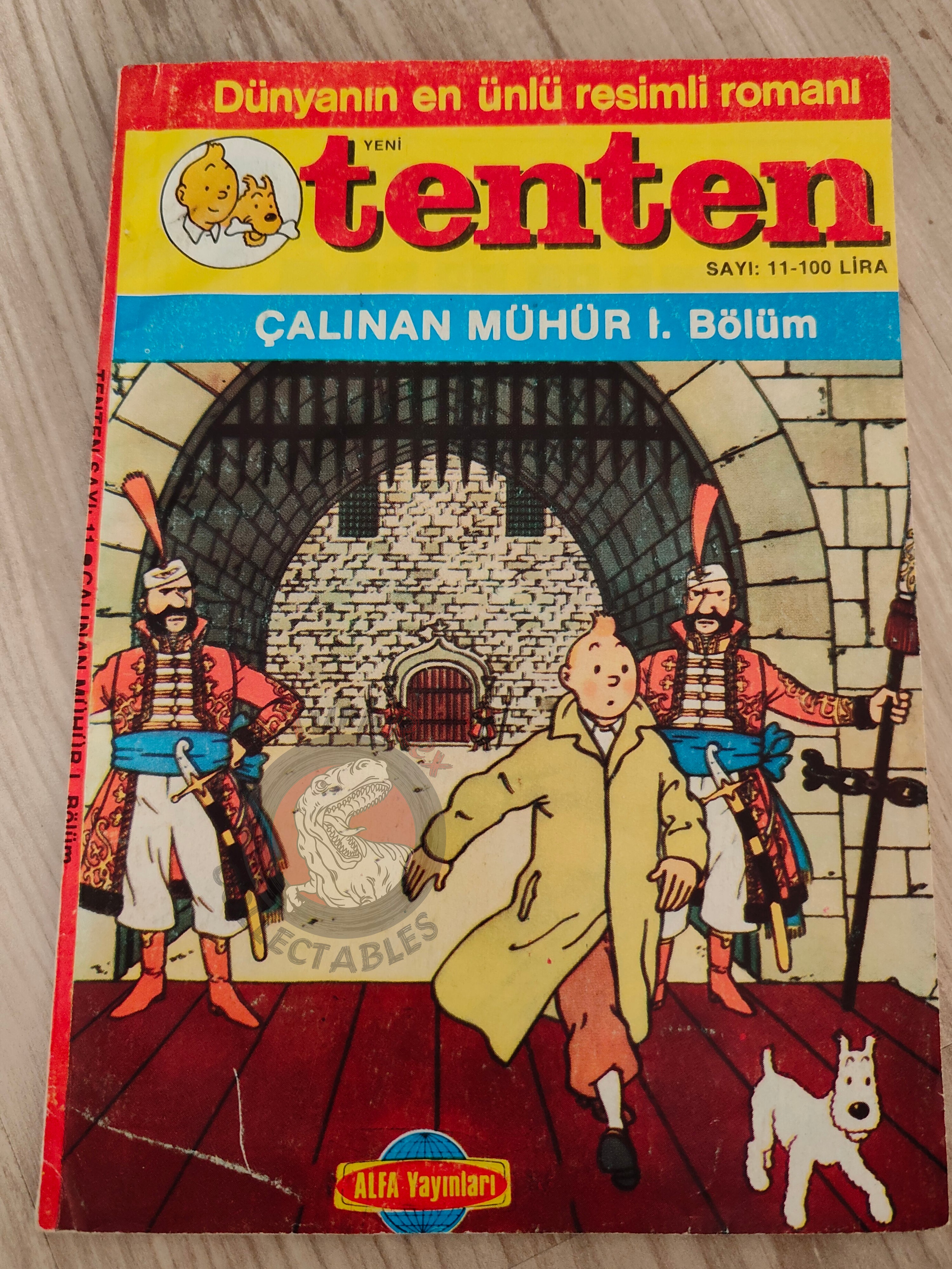 Tintin – King Ottokar’s Sceptre 1980s Turkish Edition Comic Turkey B