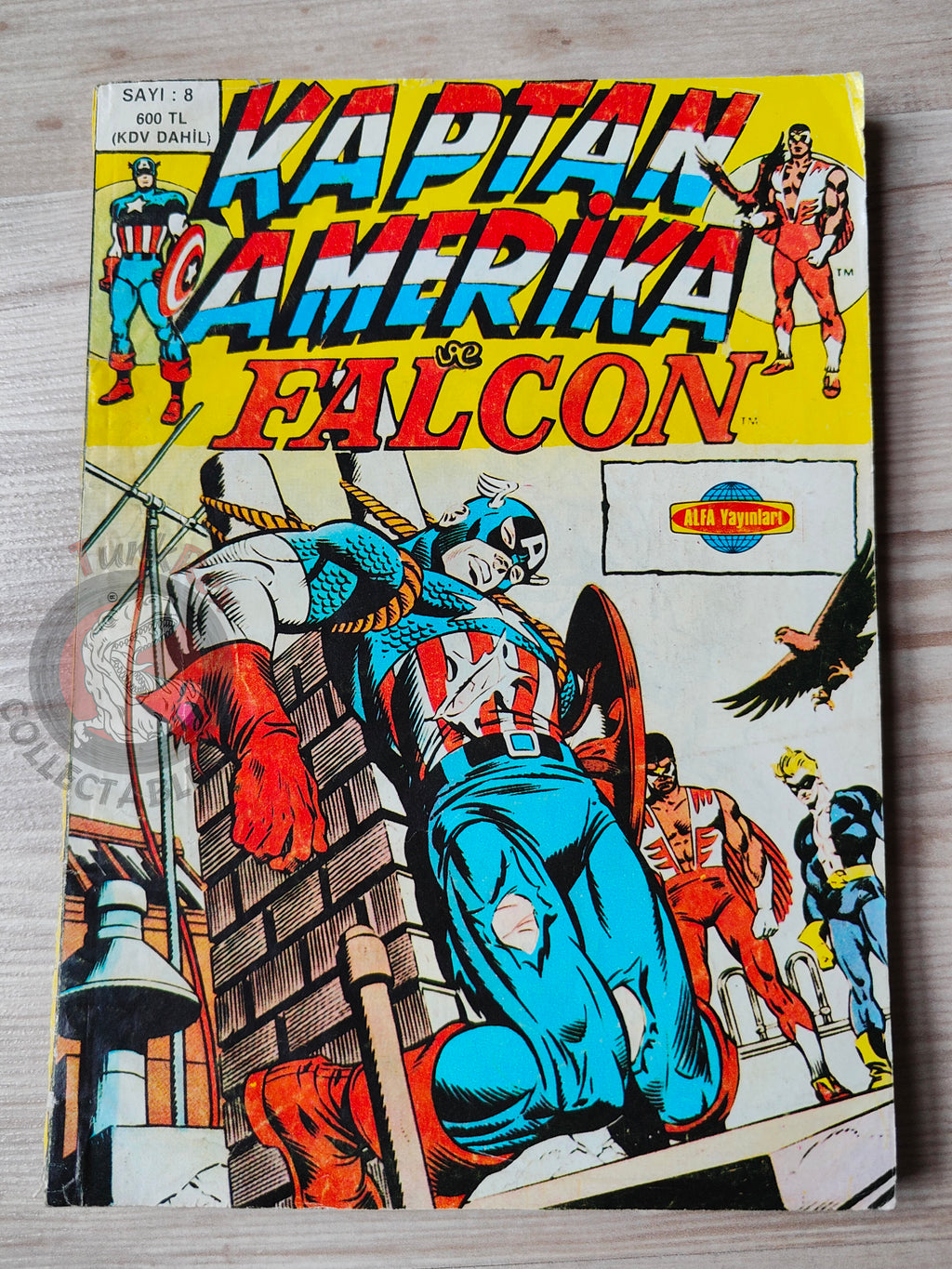 Captain America – Issue #8 1988 Turkish Comic Turkey #183 #184 #185 #186