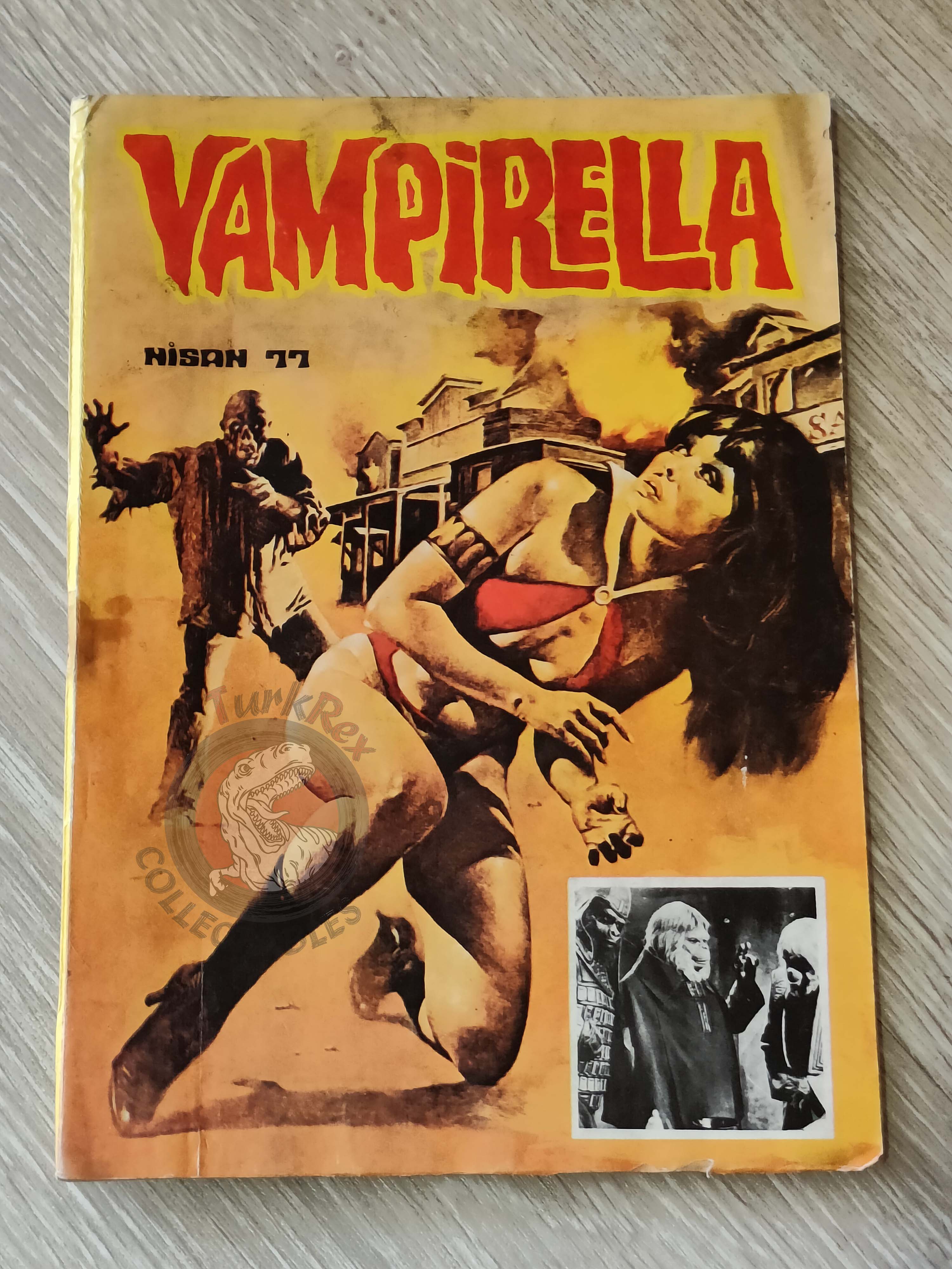 Vampirella #22 1977 Turkish Comic Turkey Warren Publishing cover #57 #54 Space 1999