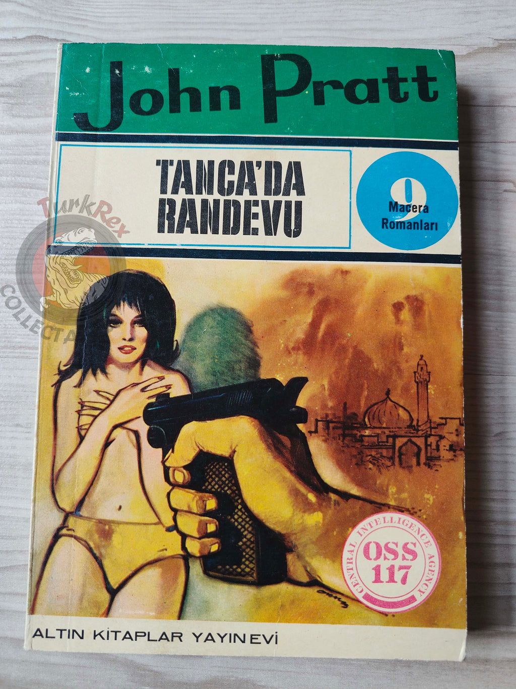 Jean Bruce O.S.S. 117 N’est pas mort 1965 1st Turkish Book Turkey John Pratt