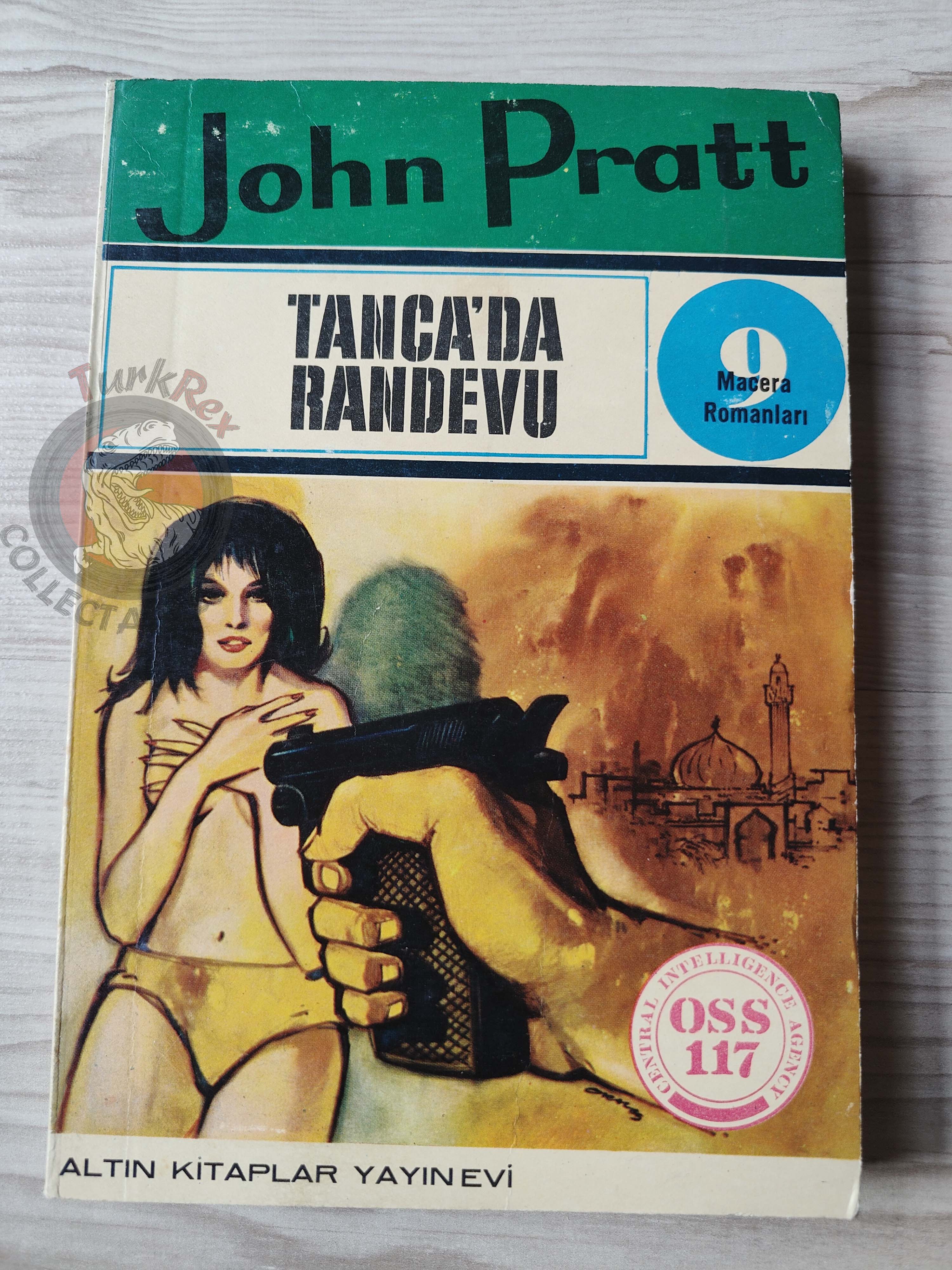 Jean Bruce O.S.S. 117 N’est pas mort 1965 1st Turkish Book Turkey John Pratt