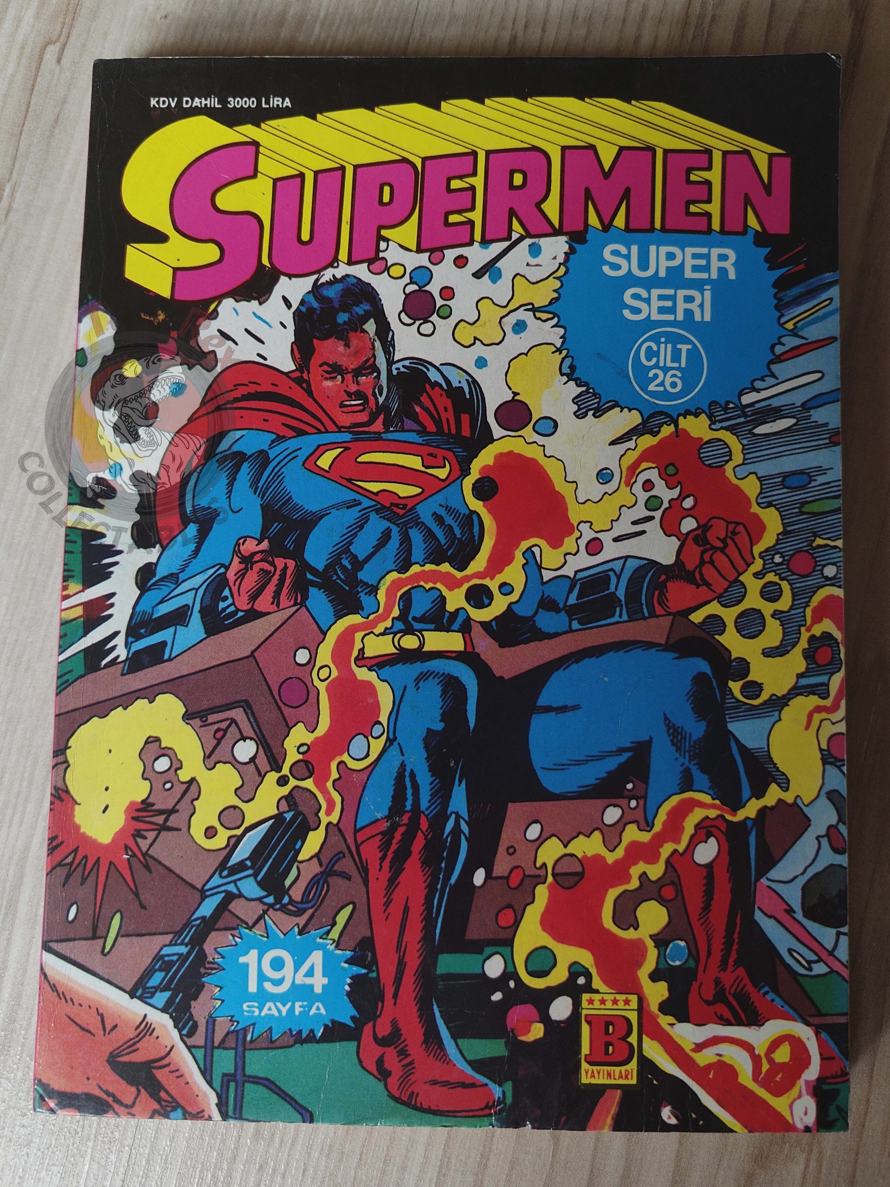 Superman Vol #26 1991 Turkish Comic Turkey #410 #412 Batman Special #2 Supergirl