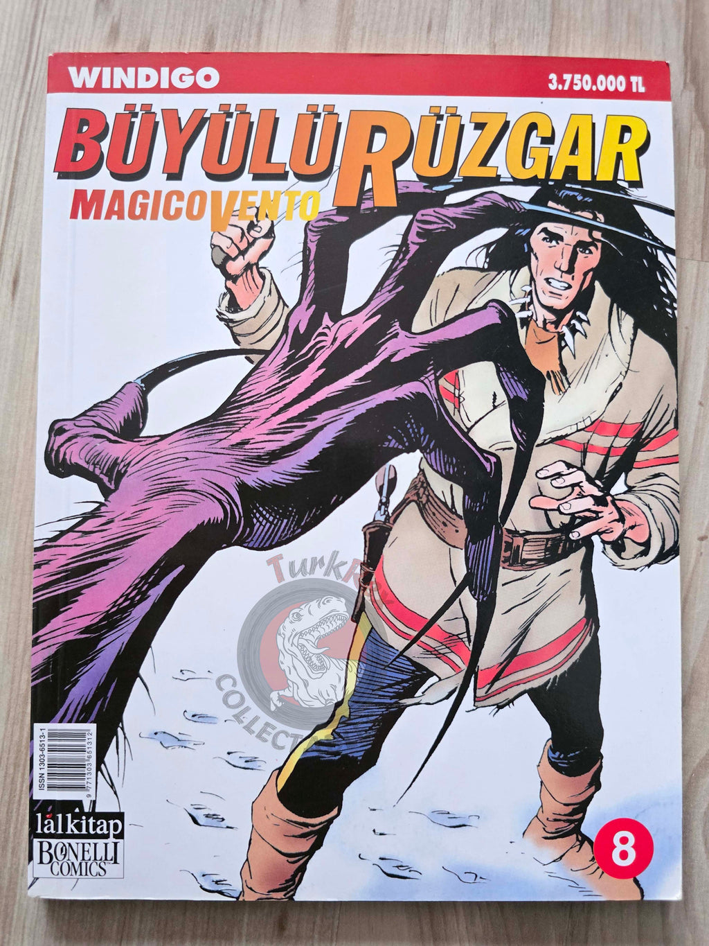 Magico Vento #8 Windigo 2003 Turkish Comic Turkey Bonelli