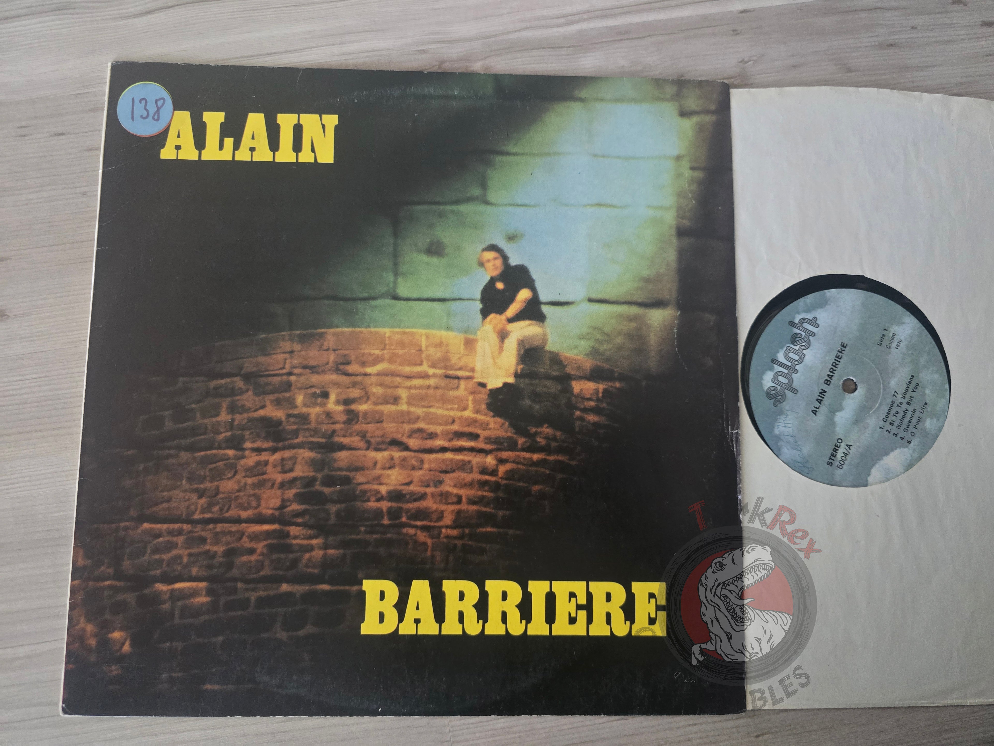 Alain Barrière – Alain Barrière Turkish Pressing Vinyl Turkey Edition