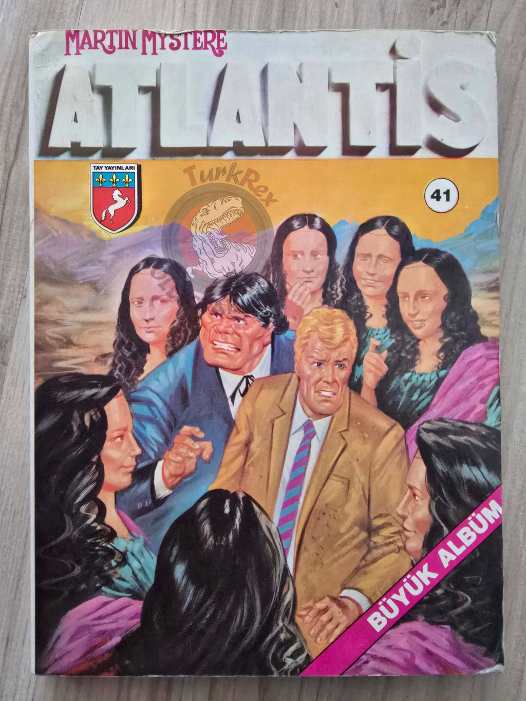 Martin Mystère #41 Il Sorriso Venuto Dal Passato 80s Turkish Comic Turkey #99 #101