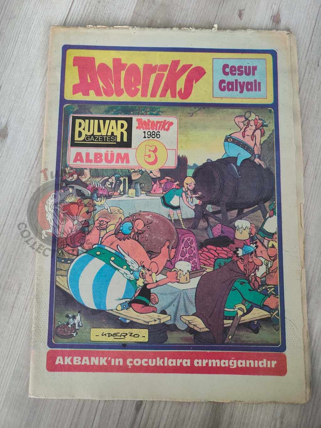 Asterix – Asterix in Belgium 1986 Turkish Edition Comic Turkey