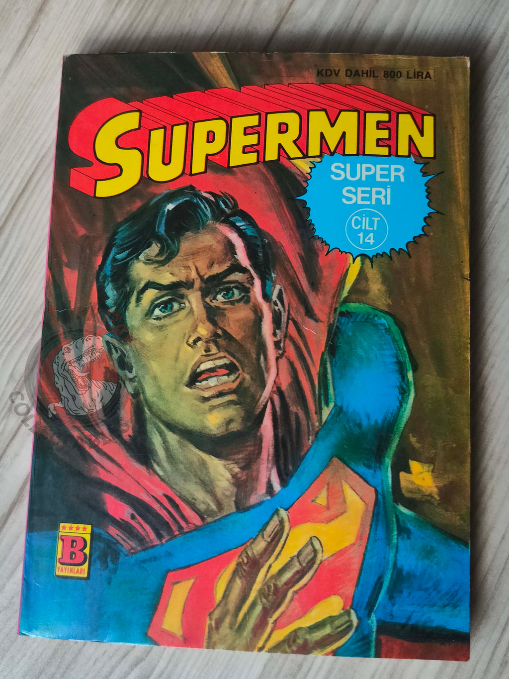 Superman Vol #14 1990 Turkish Comic Turkey Supergirl Batman Justice League Of America