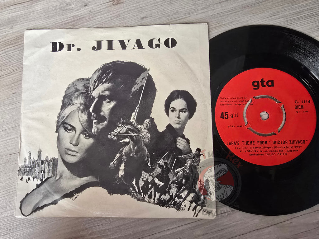 Al Korvin And His Trumpet – Lara's Theme (From "Doctor Zhivago") 7" Turkish Pressing Vinyl Turkey Edition