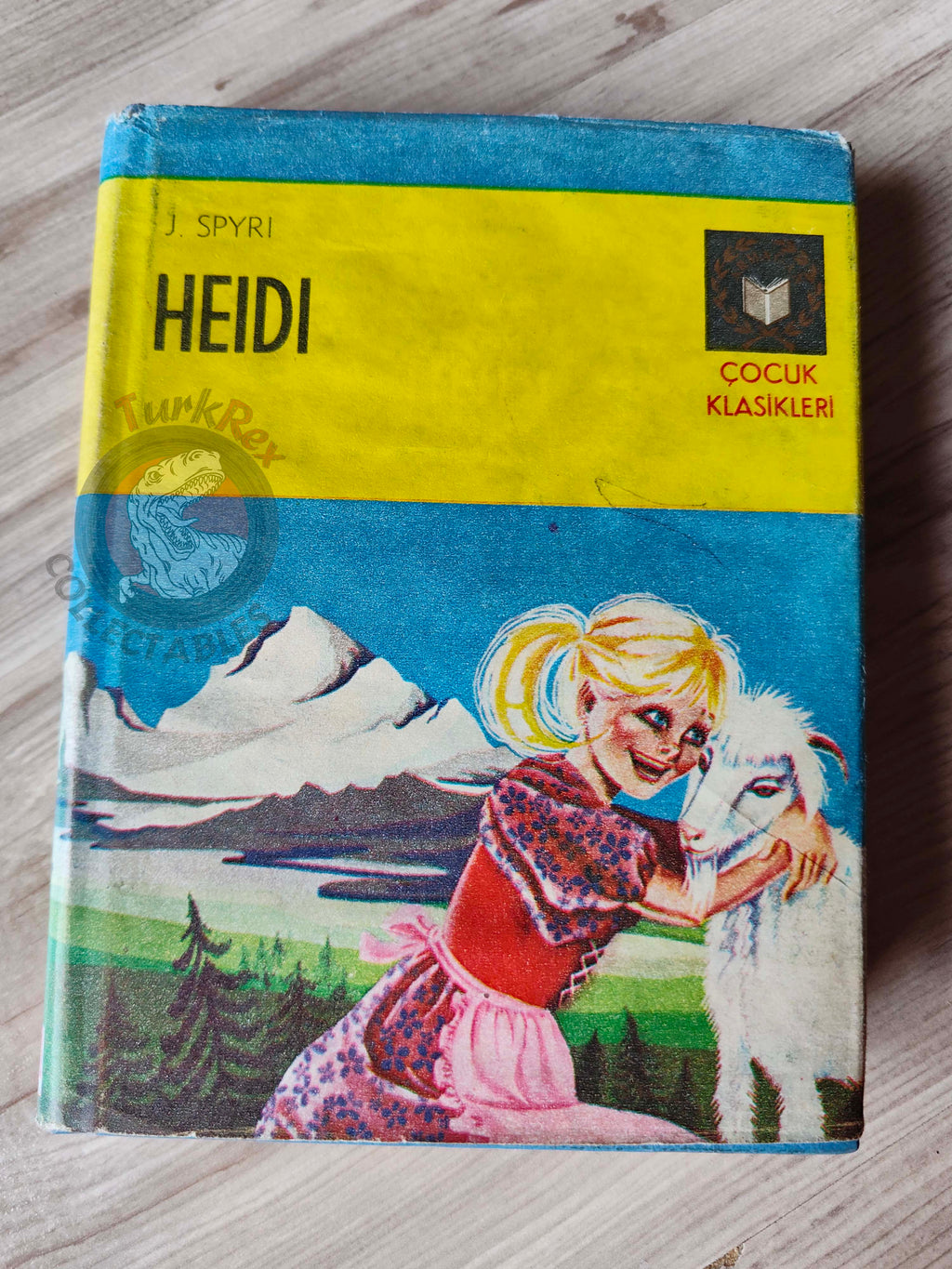Johanna Spyri – Heidi 1974 HC/DJ Turkish Book Turkey Illustrated
