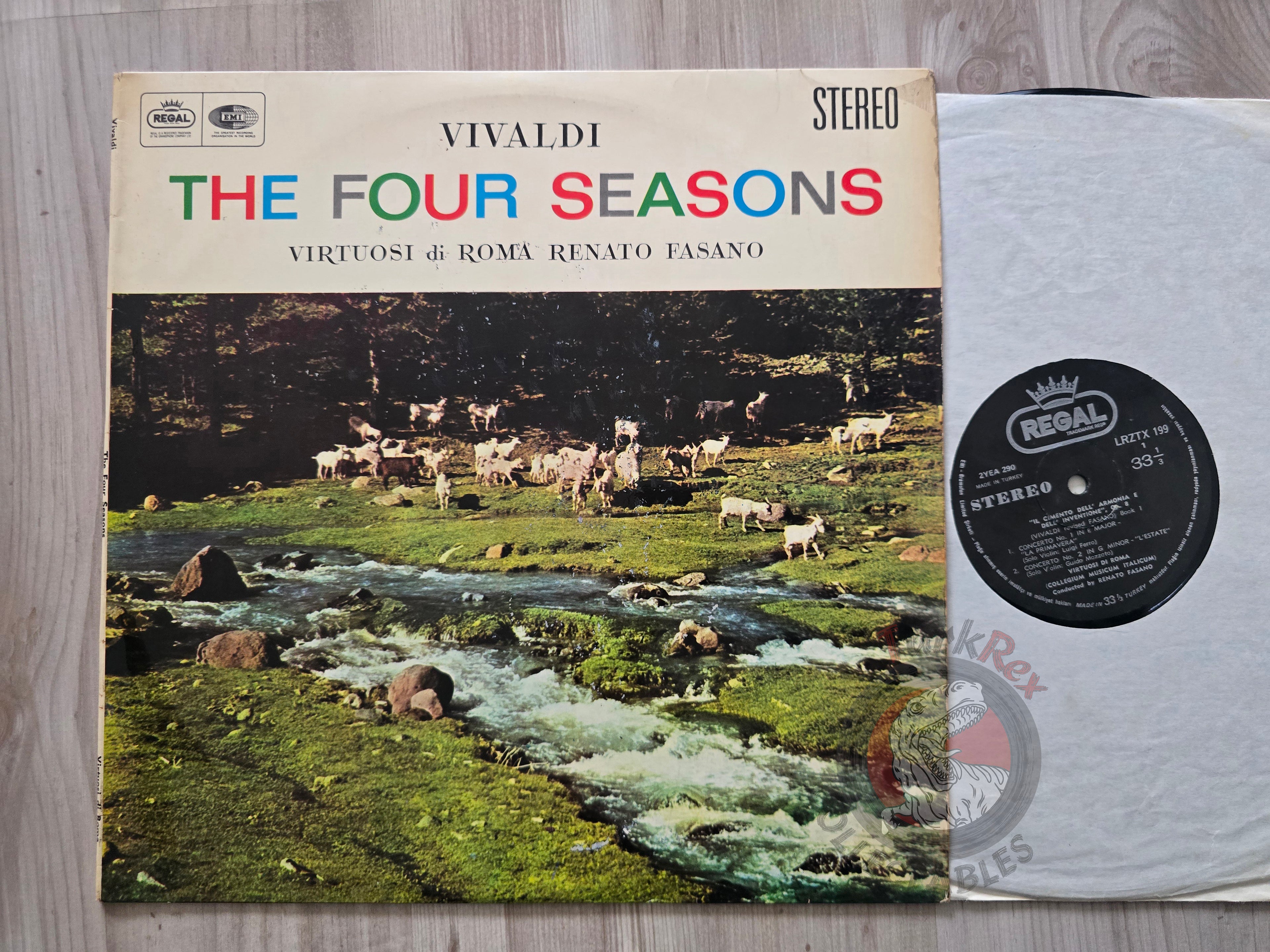 Vivaldi / Renato Fasano – The Four Seasons Turkish Pressing Vinyl Turkey Edition