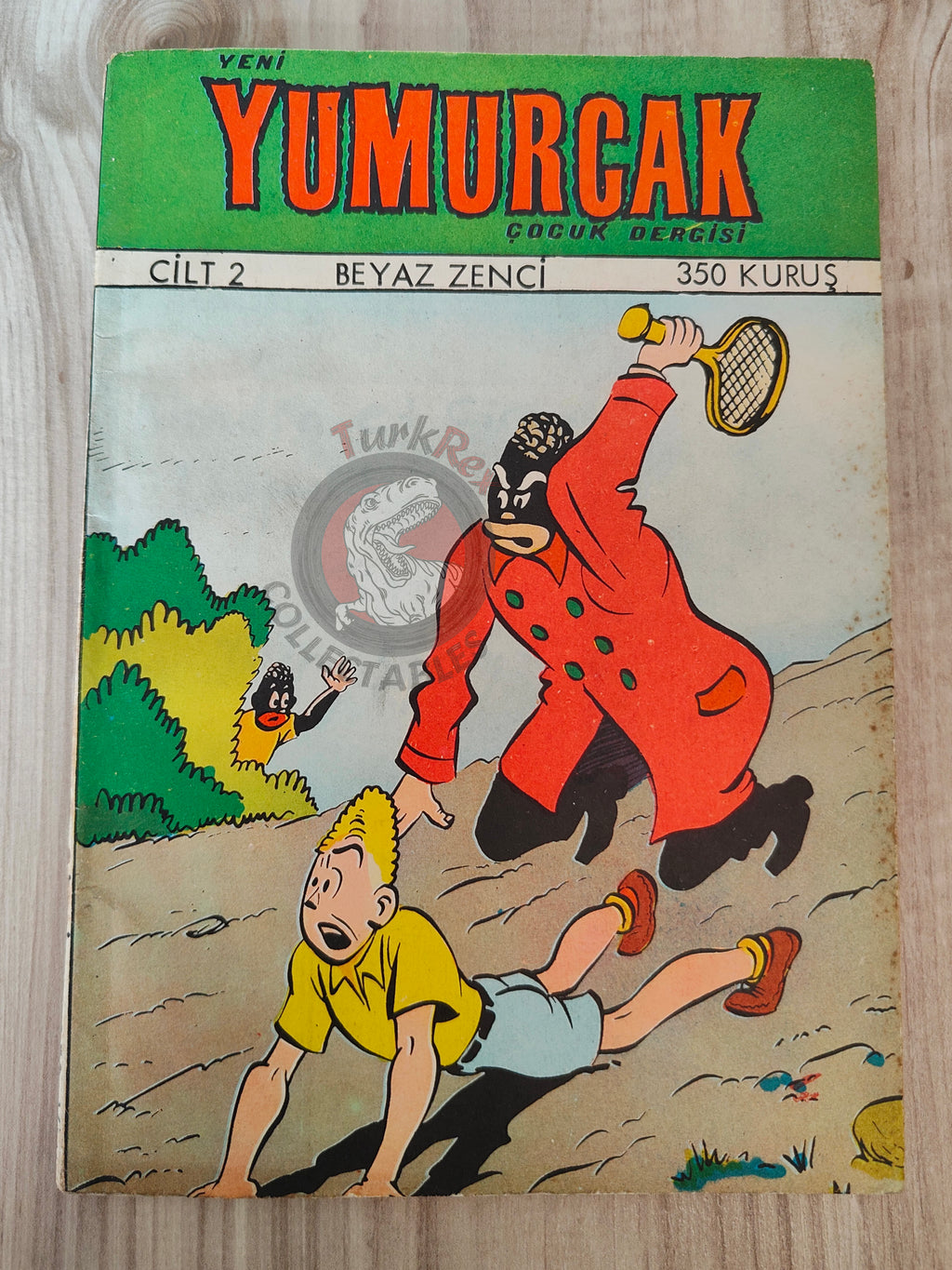 Blondin et Cirage - Le nègre blanc 1970 Turkish Comic Turkey Jijé Yumurcak Mag #2