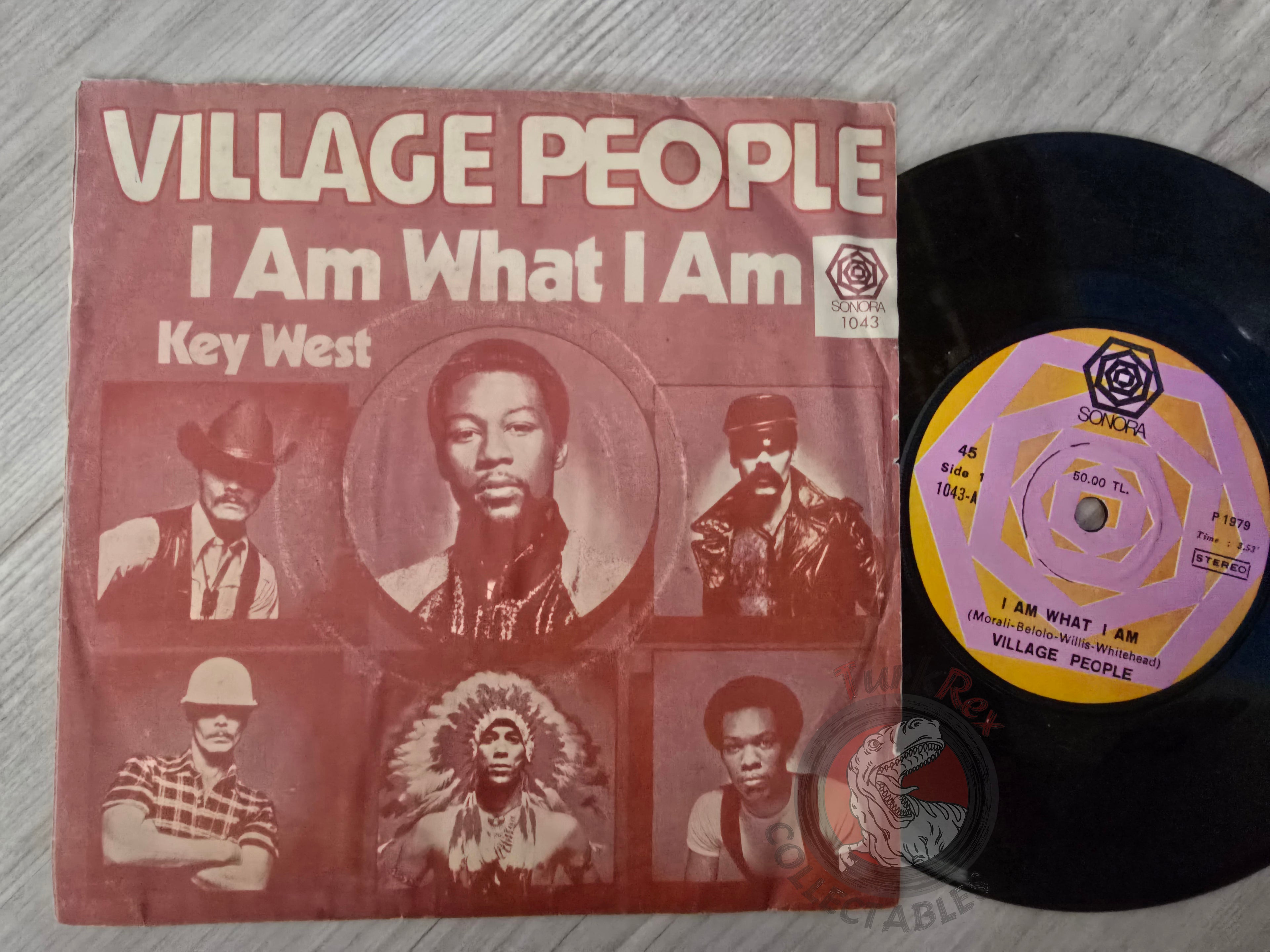 Village People – I Am What I Am 7" Turkish Pressing Vinyl Turkey Edition