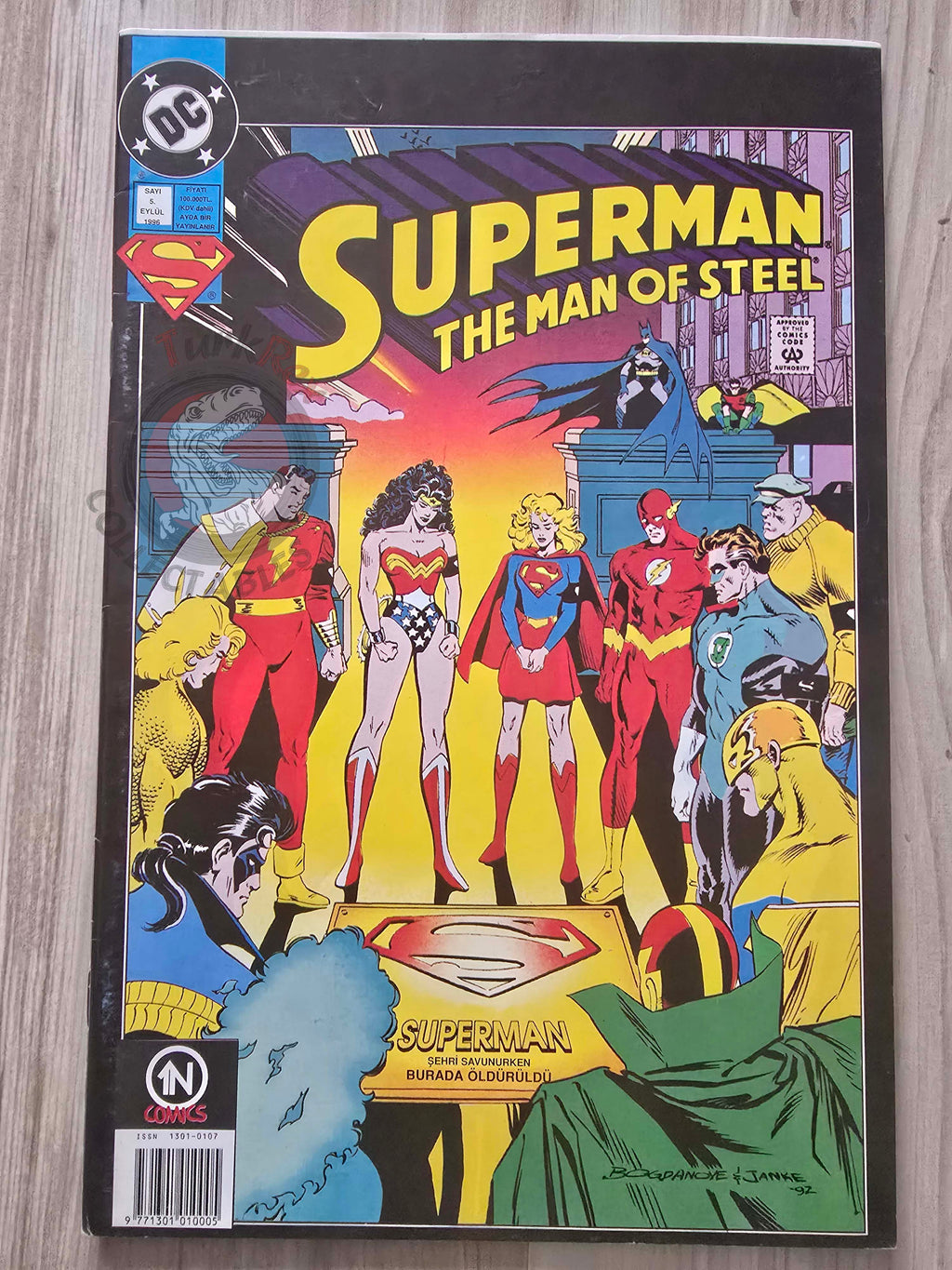 Superman #5 1996 Turkish Comic Turkey The Man Of Steel #20 Action Comics #685 Supergirl