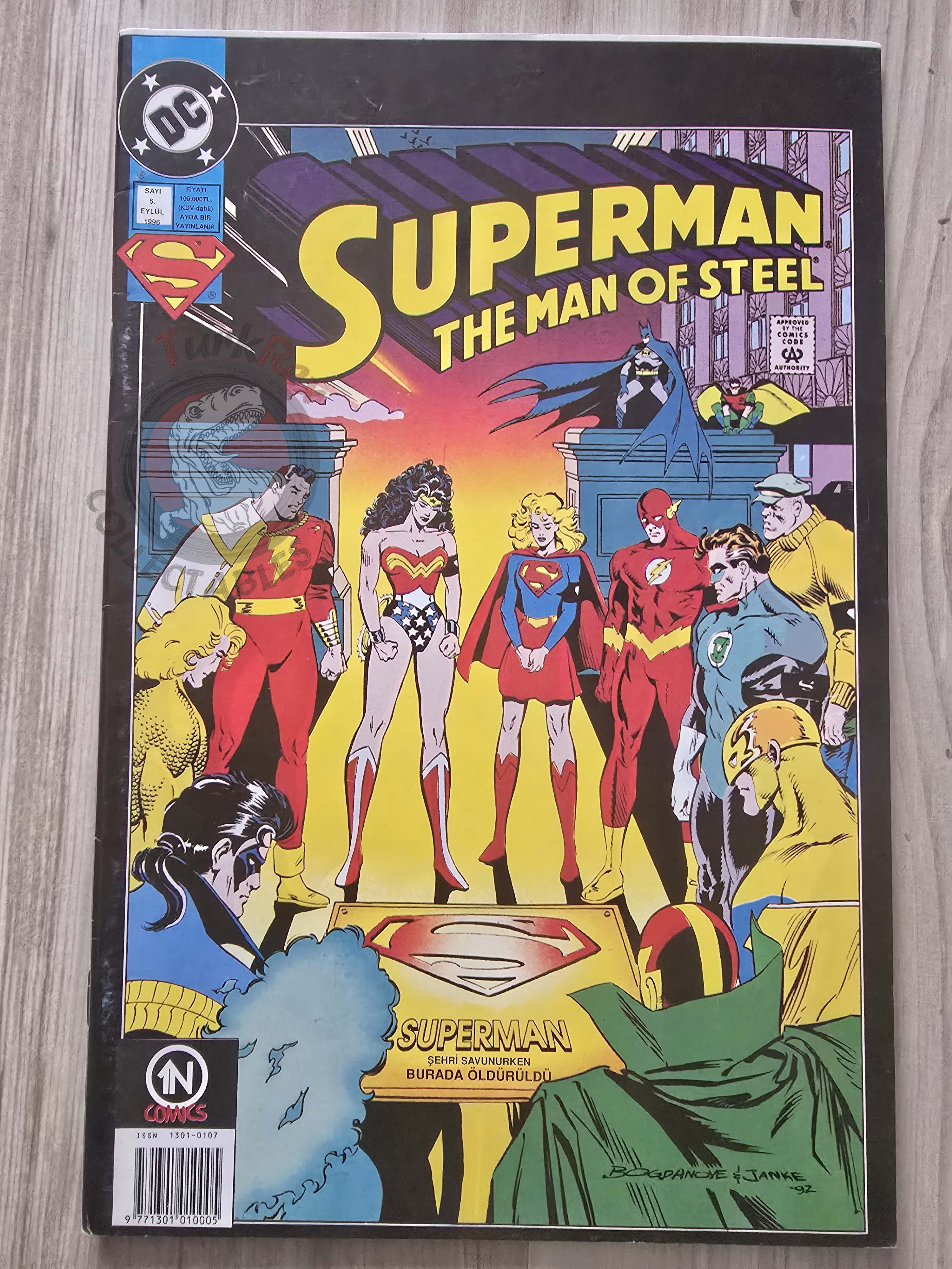 Superman #5 1996 Turkish Comic Turkey The Man Of Steel #20 Action Comics #685 Supergirl