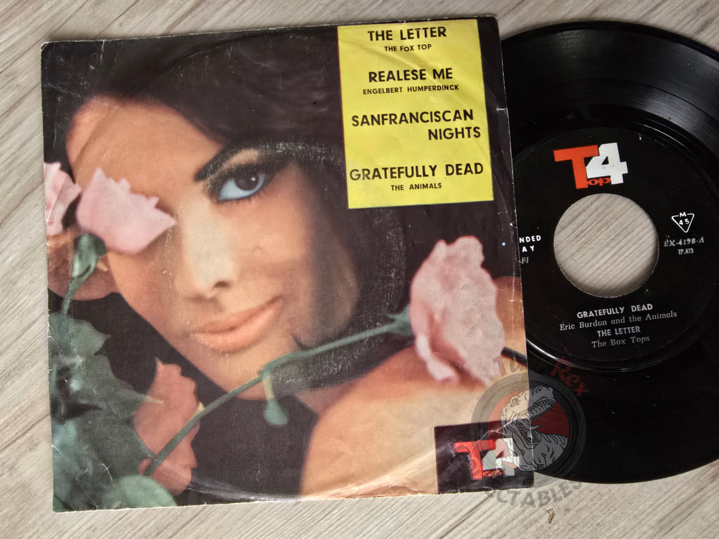Eric Burdon & The Animals / Box Tops / Engelbert Humperdinck 7" Iran Pressing Vinyl Iranian Edition