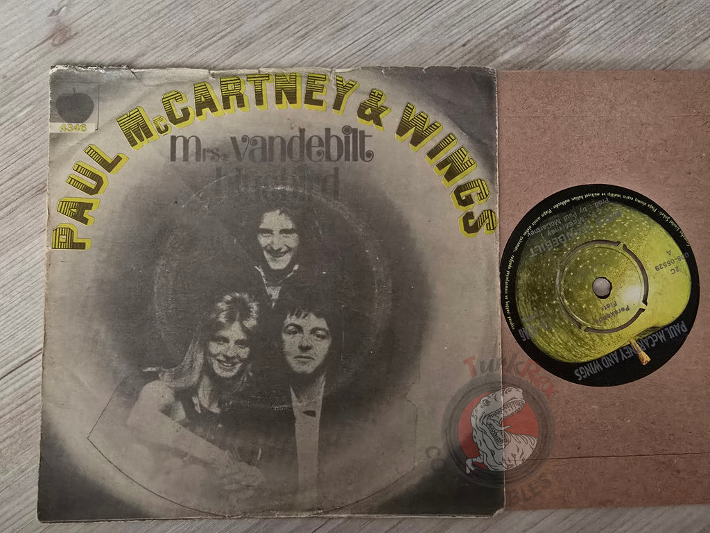 Paul McCartney & Wings – Mrs. Vandebilt 7" Turkish Pressing Vinyl Turkey Edition