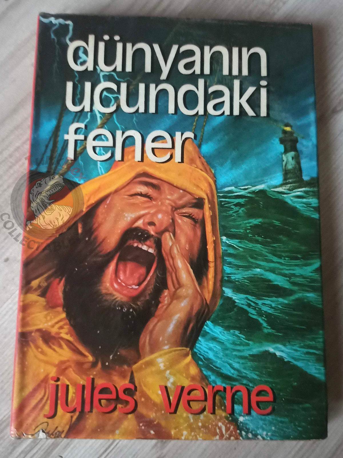 Jules Verne – The Lighthouse at the End of the World 1978 HC/DJ Turkish Book Turkey