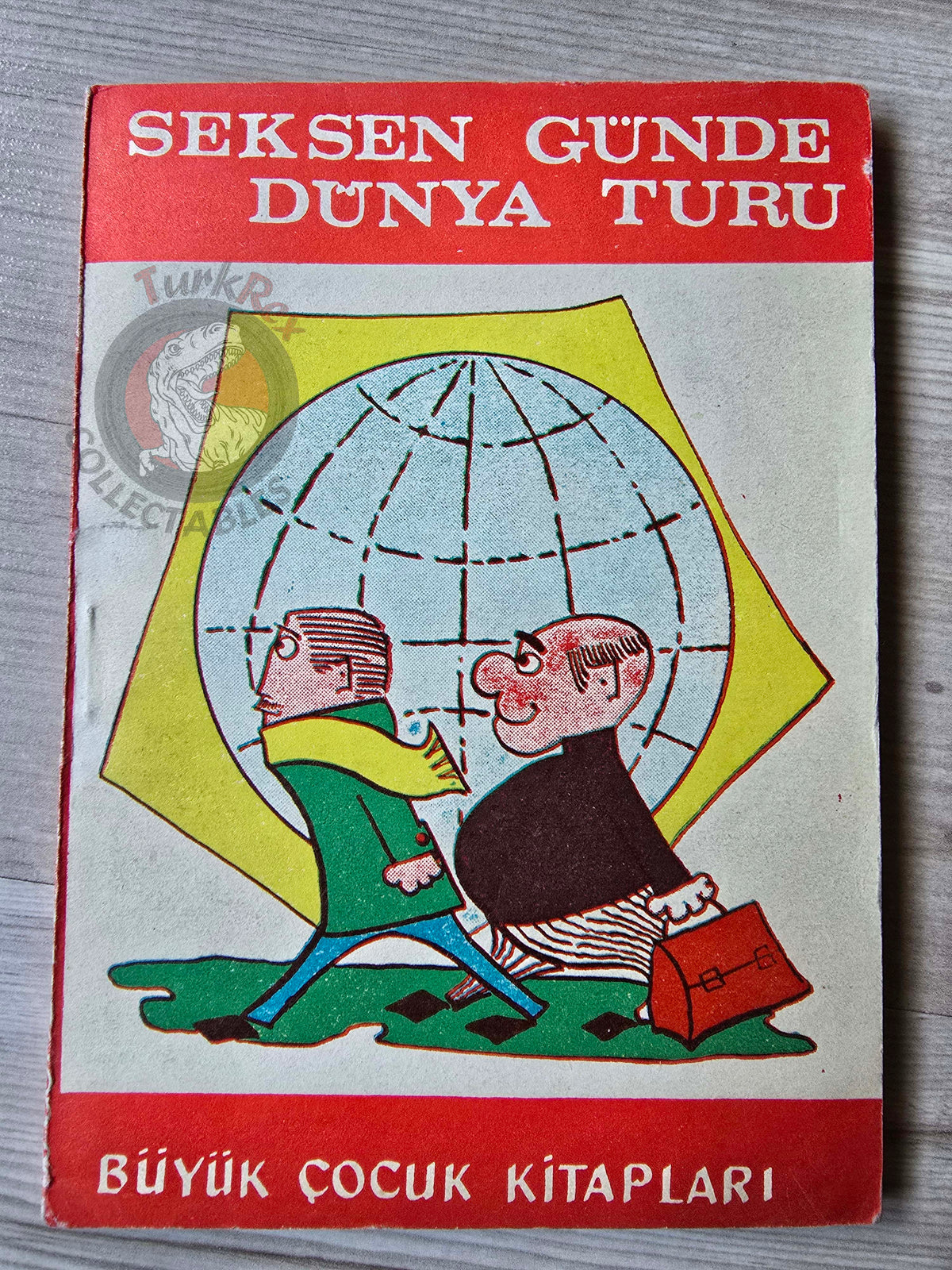 Jules Verne – Around the World in Eighty Days 1969 Turkish Book Turkey Illustrated