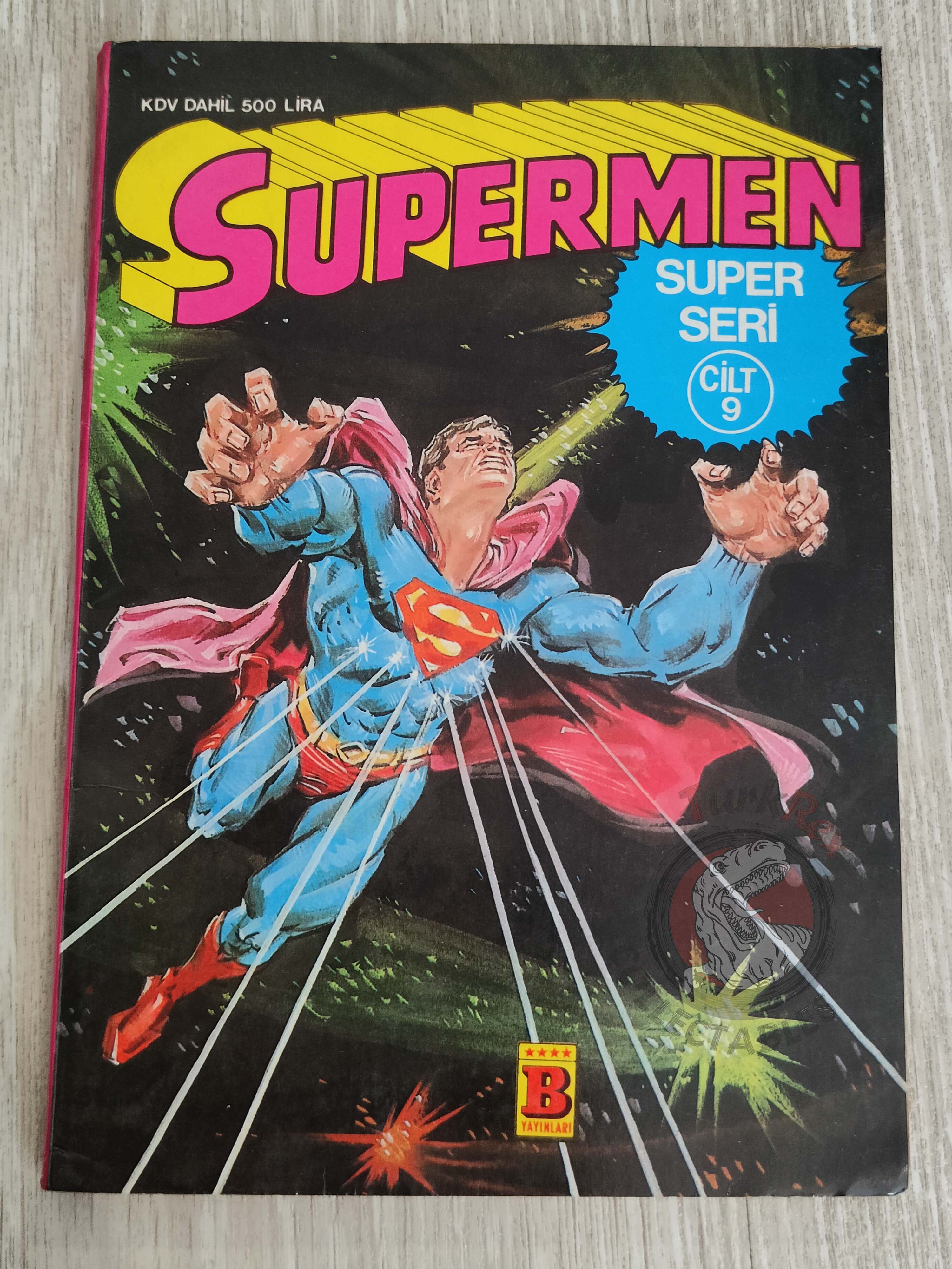 Superman Vol #9 1990 Turkish Comic Turkey #167 Batman Aquaman Justice League of America