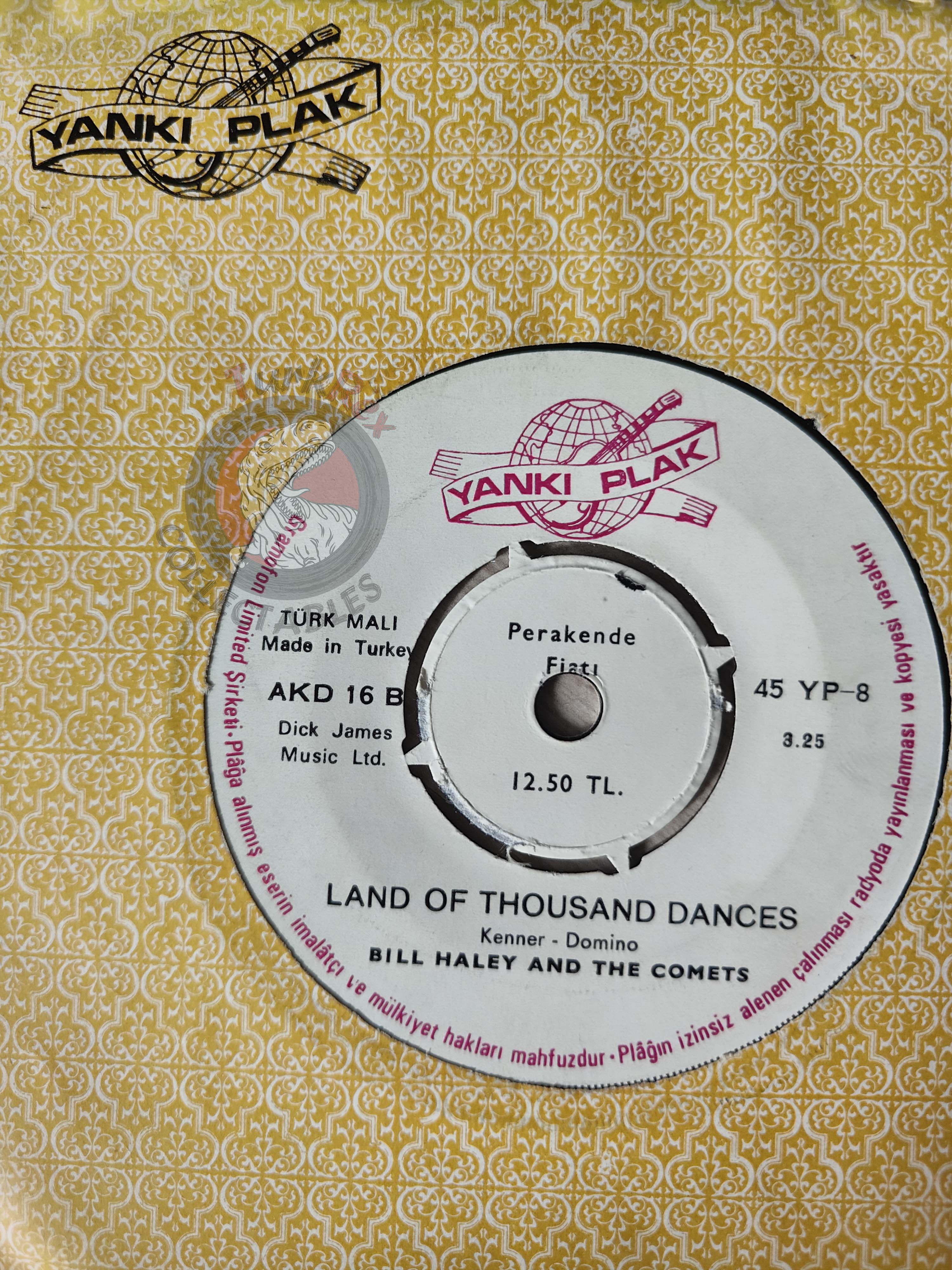 Bill Haley And The Comets – Pancho, Pancho (Hambone) 7" Turkish Pressing Vinyl Turkey Edition