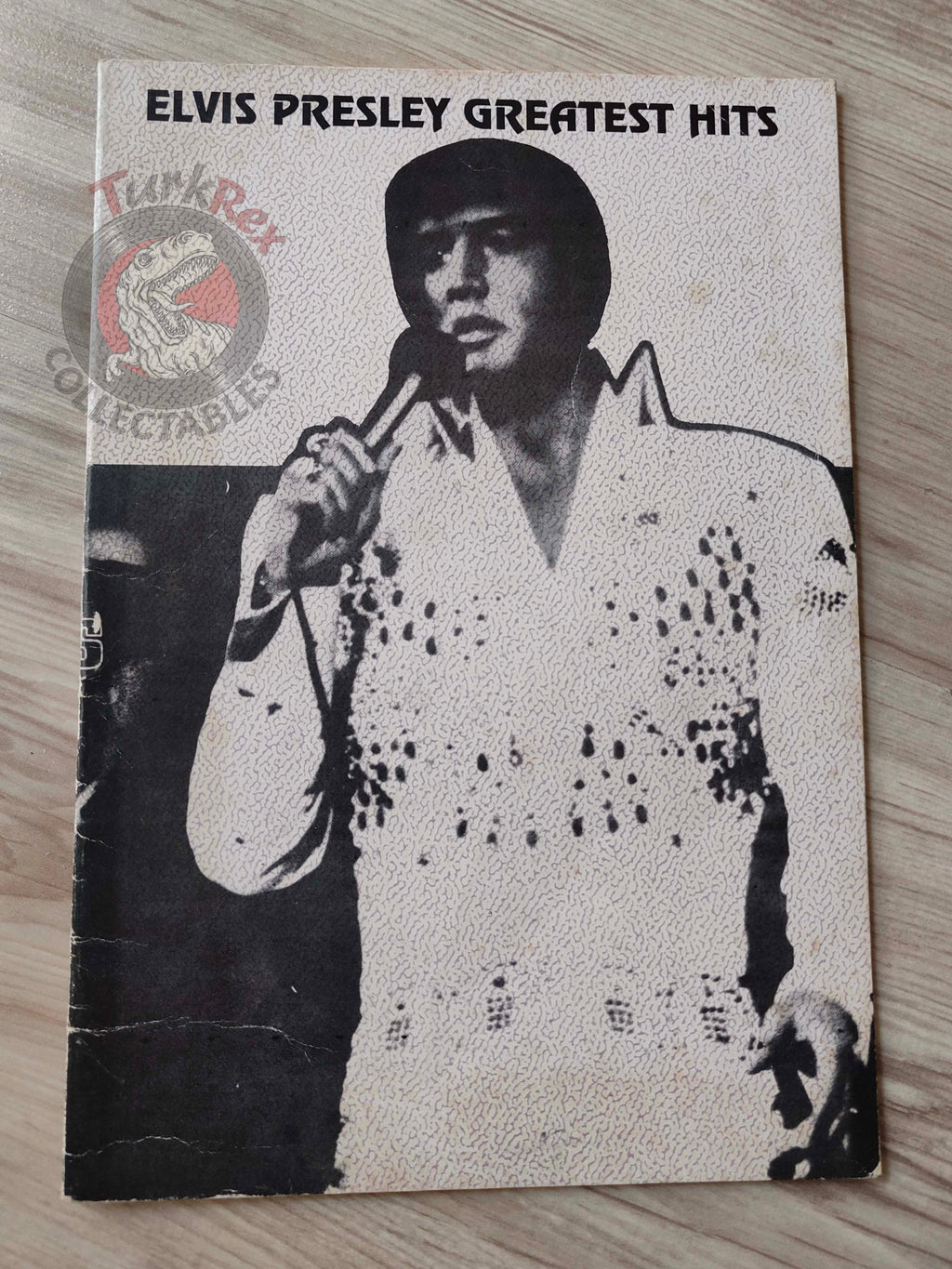 Elvis Presley – Greatest Hits 15 Songs Turkish Vintage Musical Notes Sheet Turkey