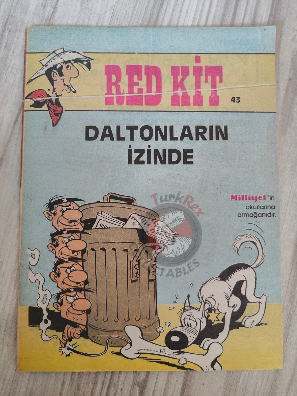 Lucky Luke #43 Sur la piste des Dalton 1989 Turkish Comic Turkey