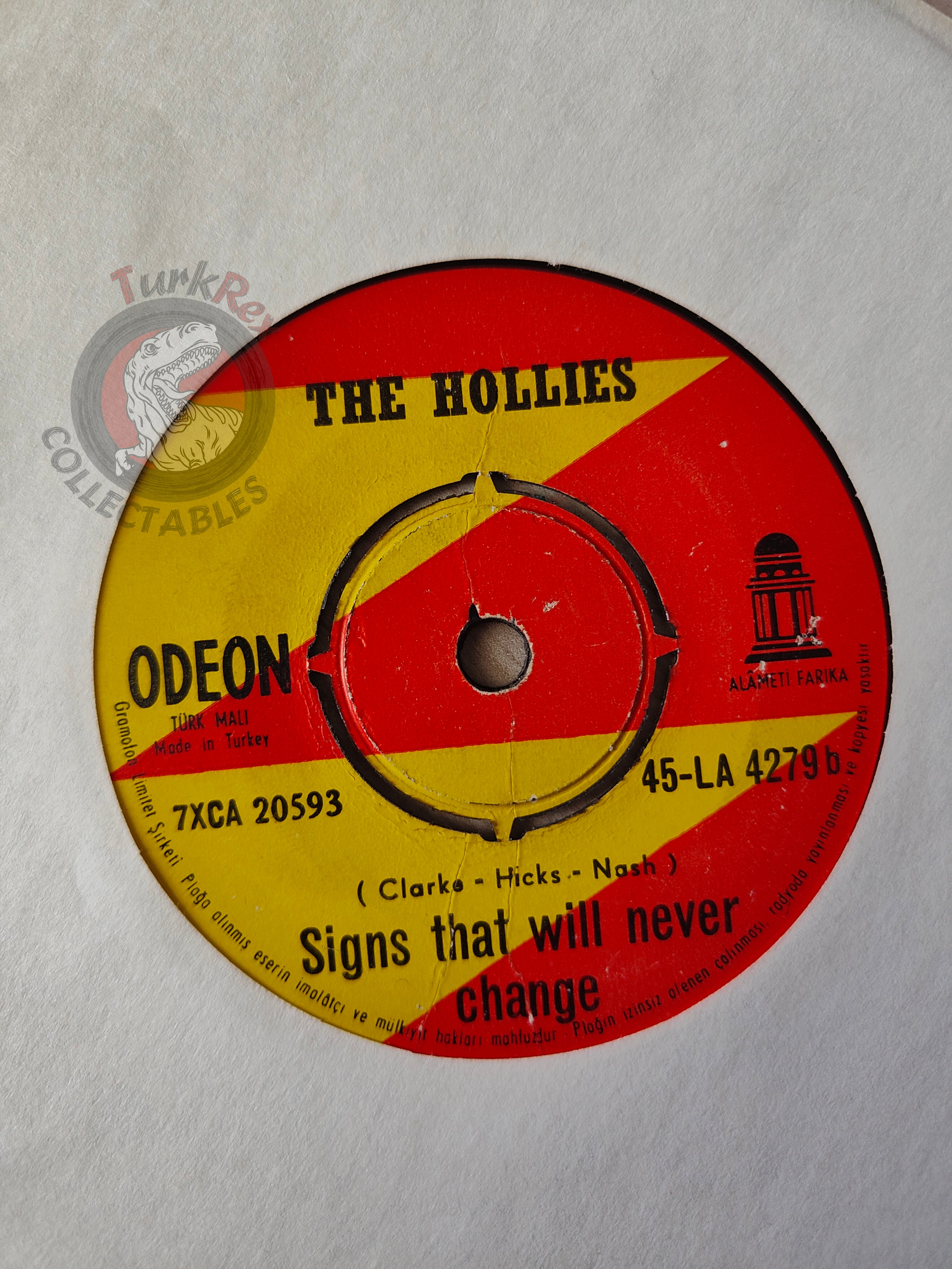 The Hollies – Carrie Anne 7" Turkish Pressing Vinyl Turkey Edition